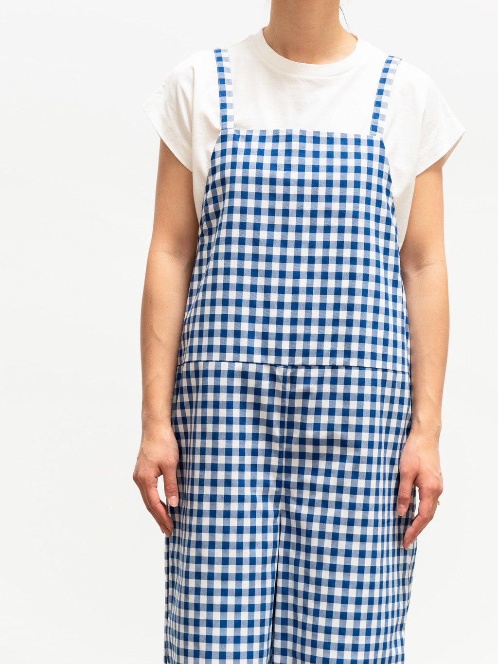 Namu Shop - Phlannel Open End Yarn French Sleeve T-Shirt - White