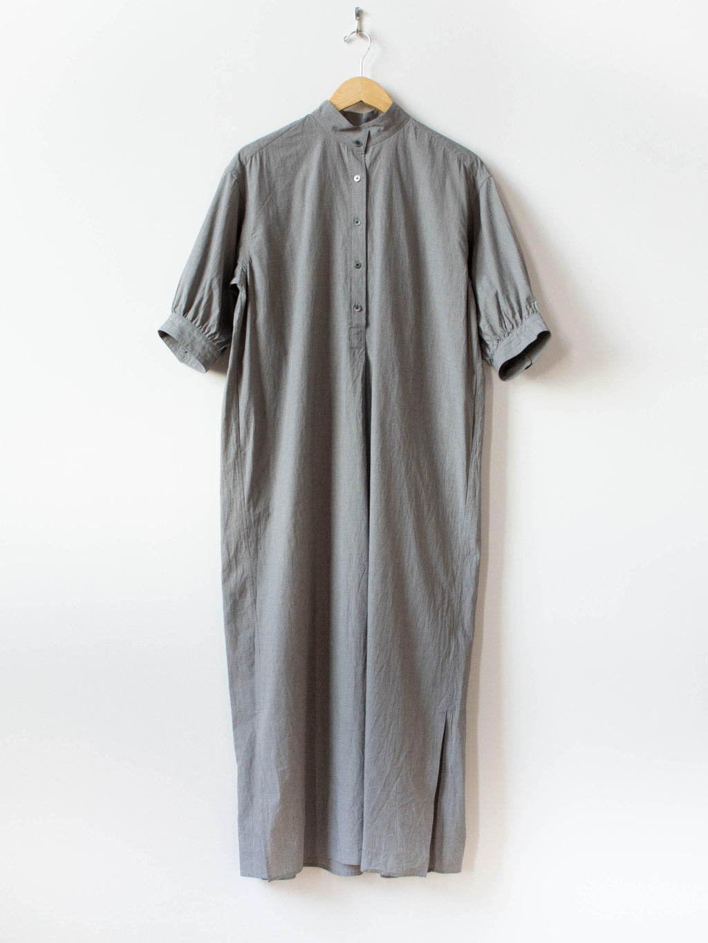 Namu Shop - Phlannel Summer Smock Gather Dress - Puppy Tooth