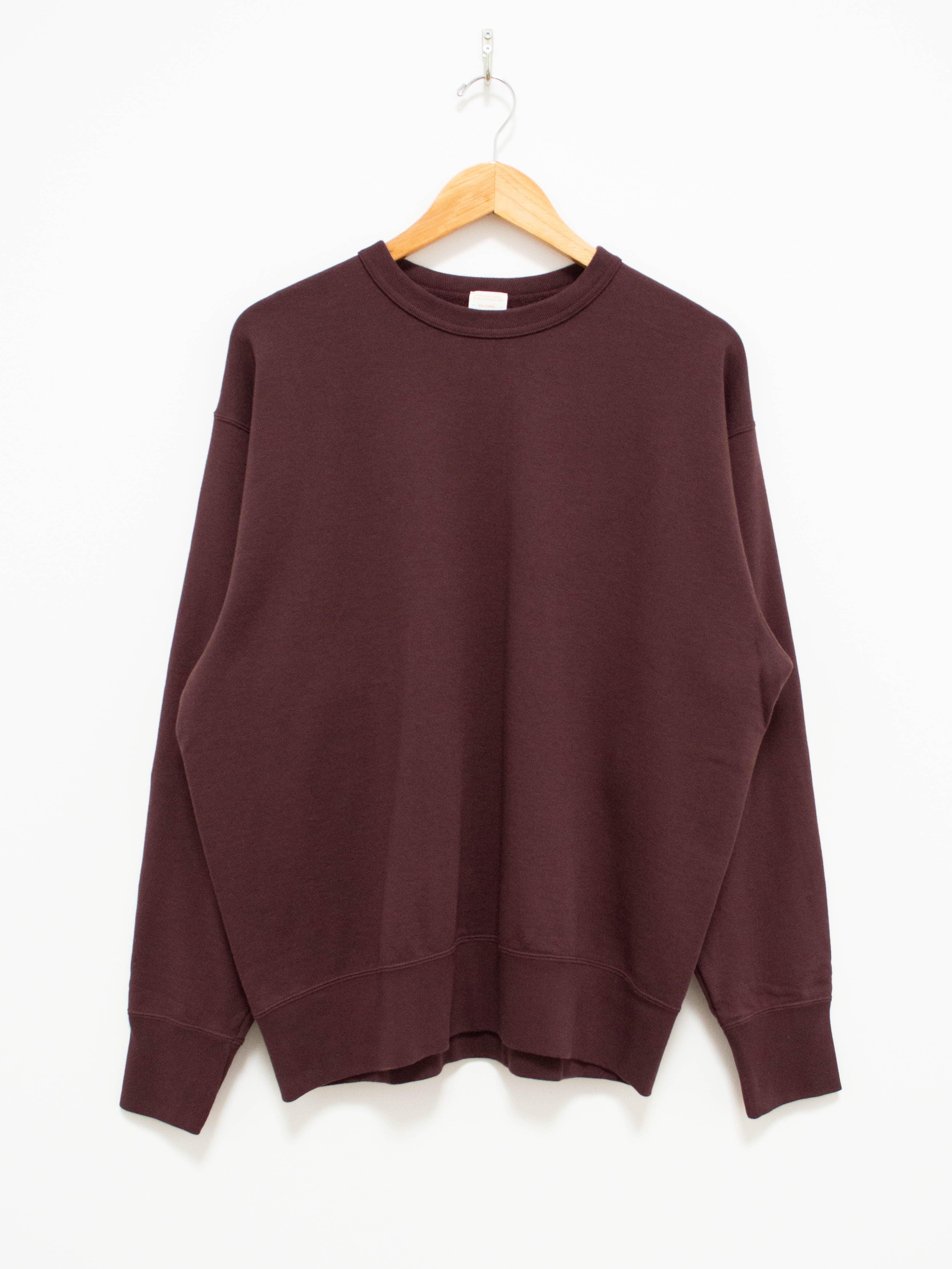 Namu Shop - Phlannel Suvin Cotton Sweatshirt - Burgundy