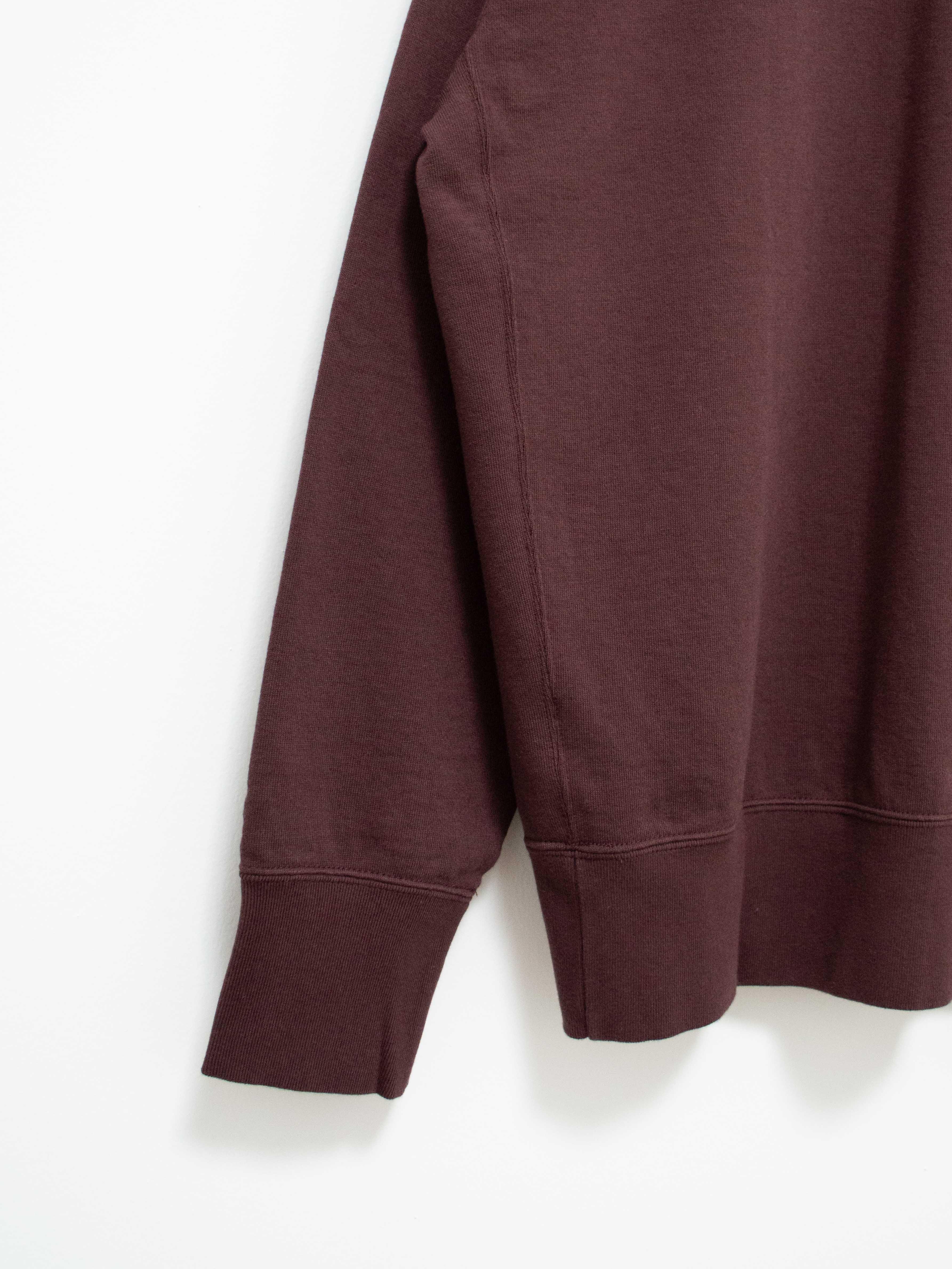 Namu Shop - Phlannel Suvin Cotton Sweatshirt - Burgundy