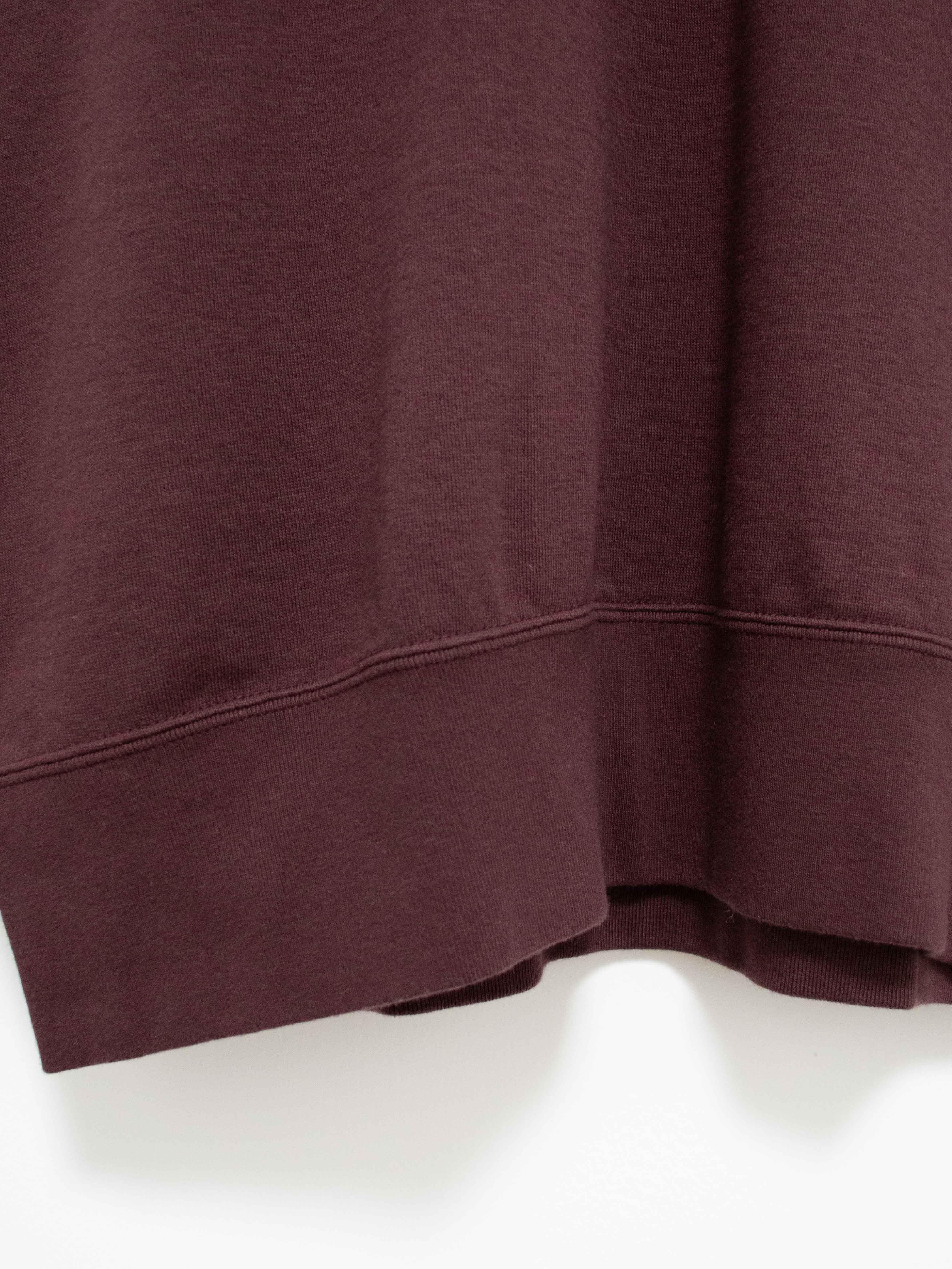 Namu Shop - Phlannel Suvin Cotton Sweatshirt - Burgundy
