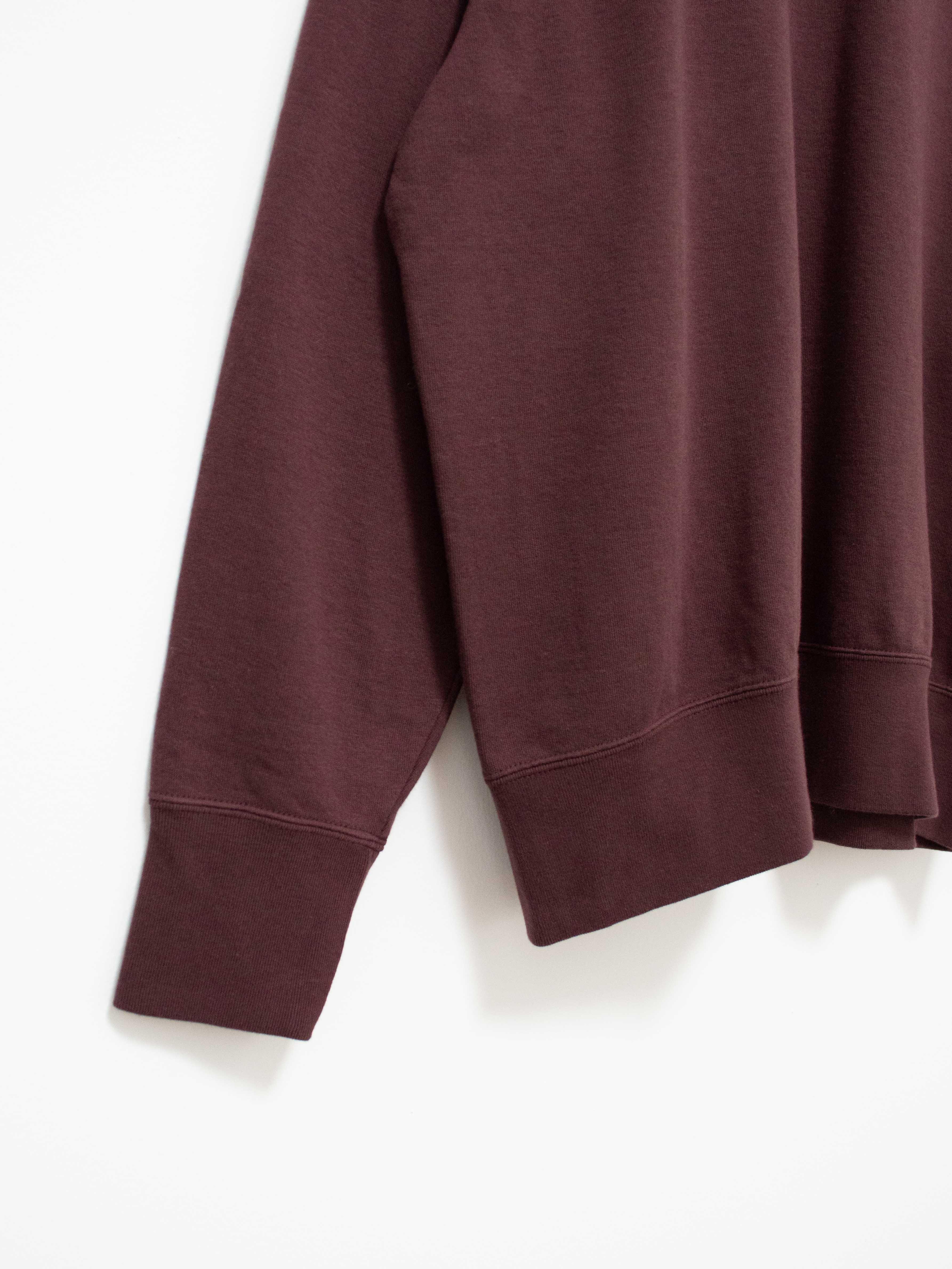 Namu Shop - Phlannel Suvin Cotton Sweatshirt - Burgundy