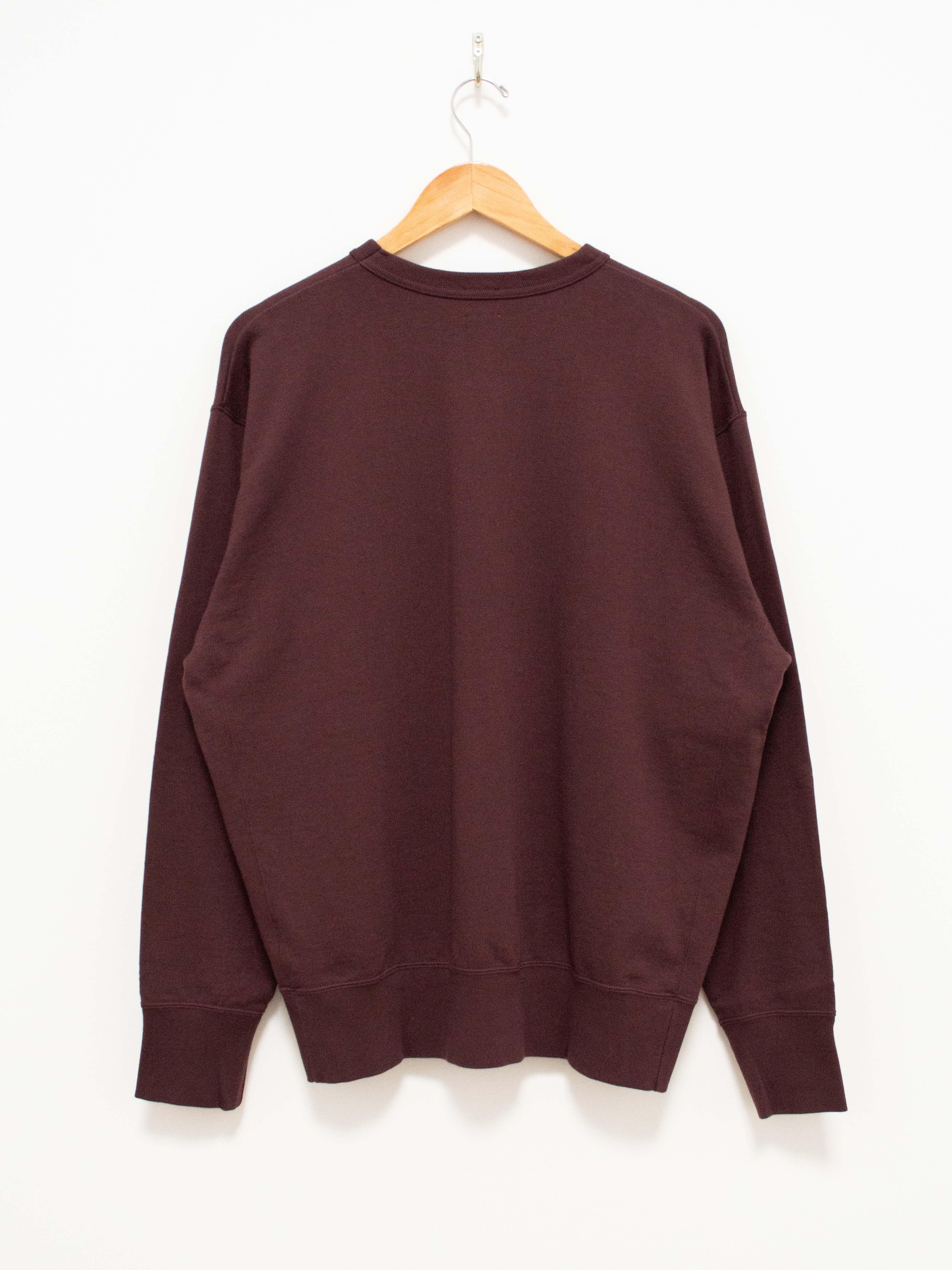 Namu Shop - Phlannel Suvin Cotton Sweatshirt - Burgundy