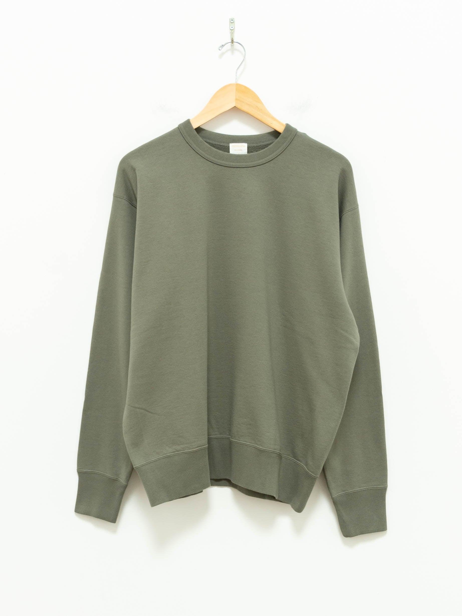 Namu Shop - Phlannel Suvin Cotton Sweatshirt - Khaki Green