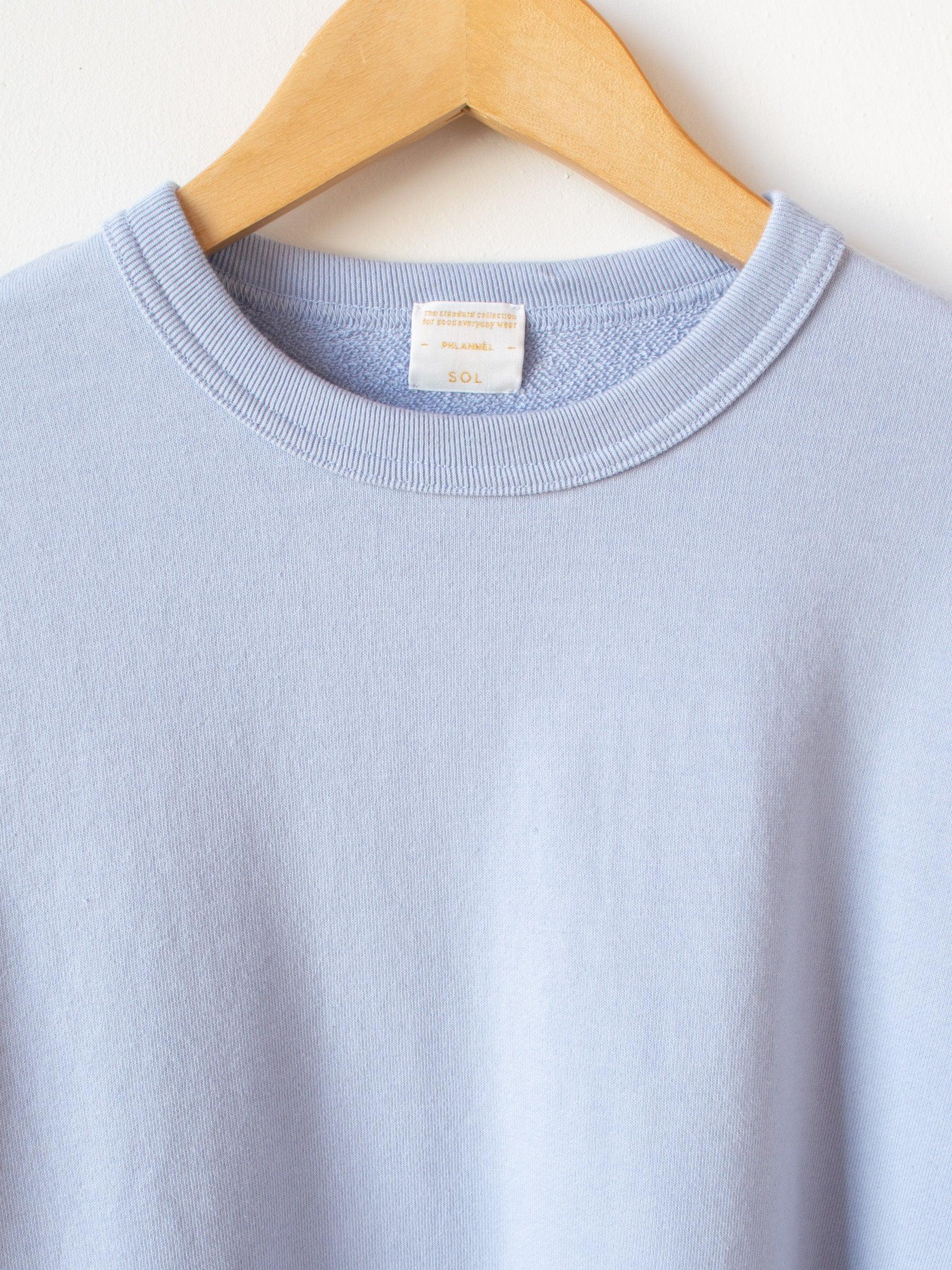 Namu Shop - Phlannel Suvin Cotton Sweatshirt - Sky Blue