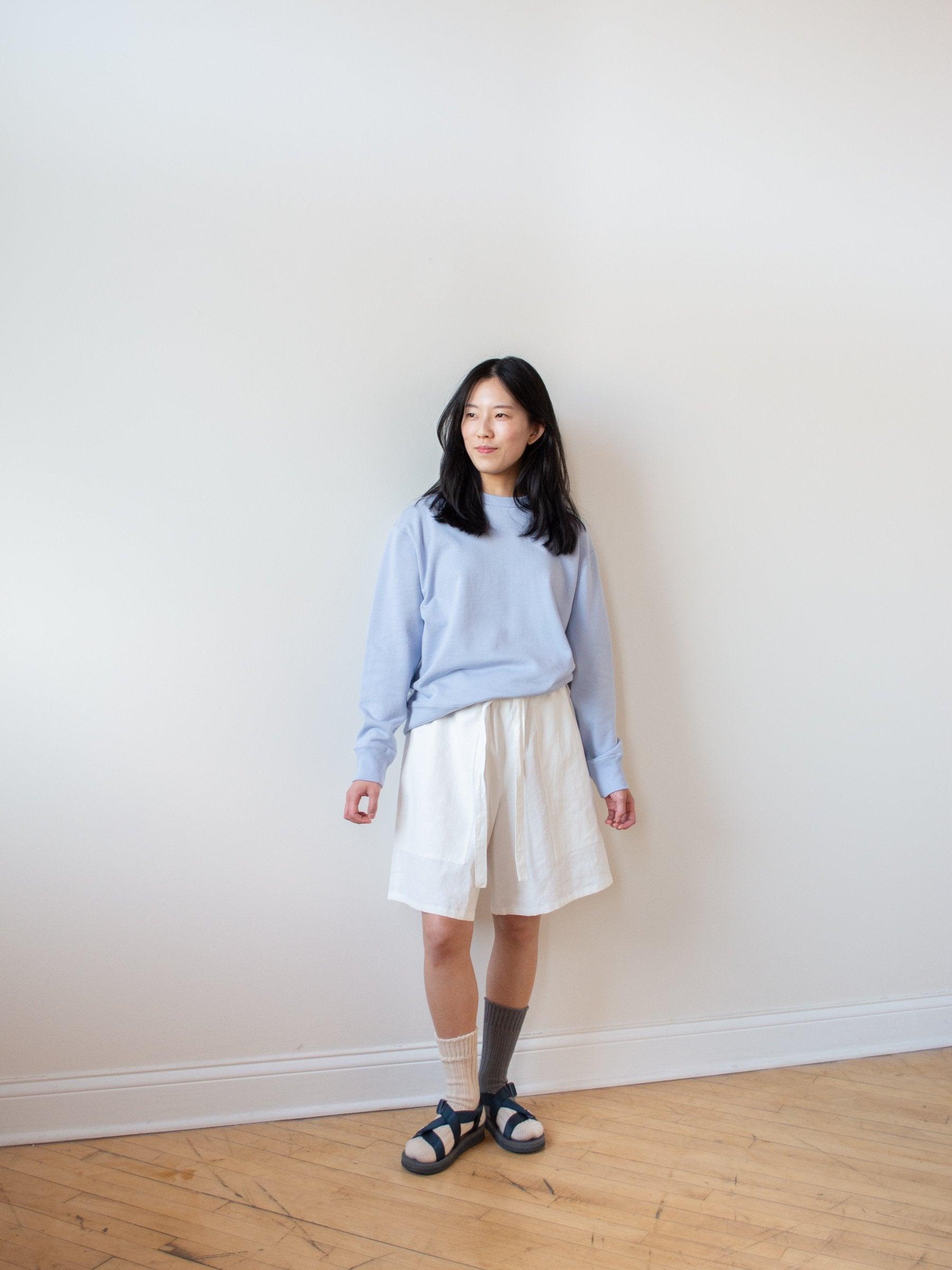 Namu Shop - Phlannel Suvin Cotton Sweatshirt - Sky Blue