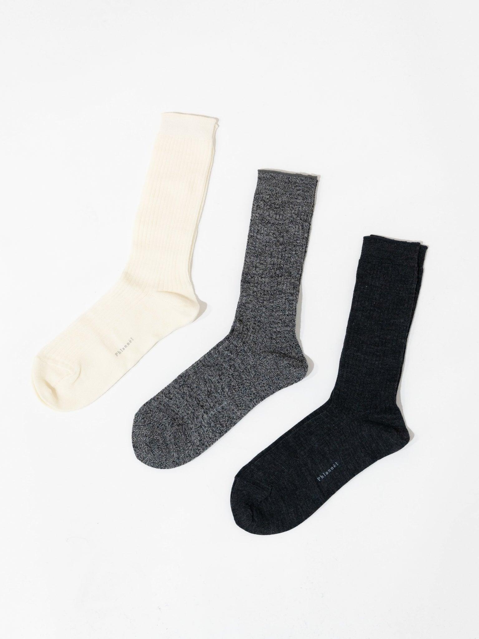 Namu Shop - Phlannel Three Pack Wool Socks (Men’s)