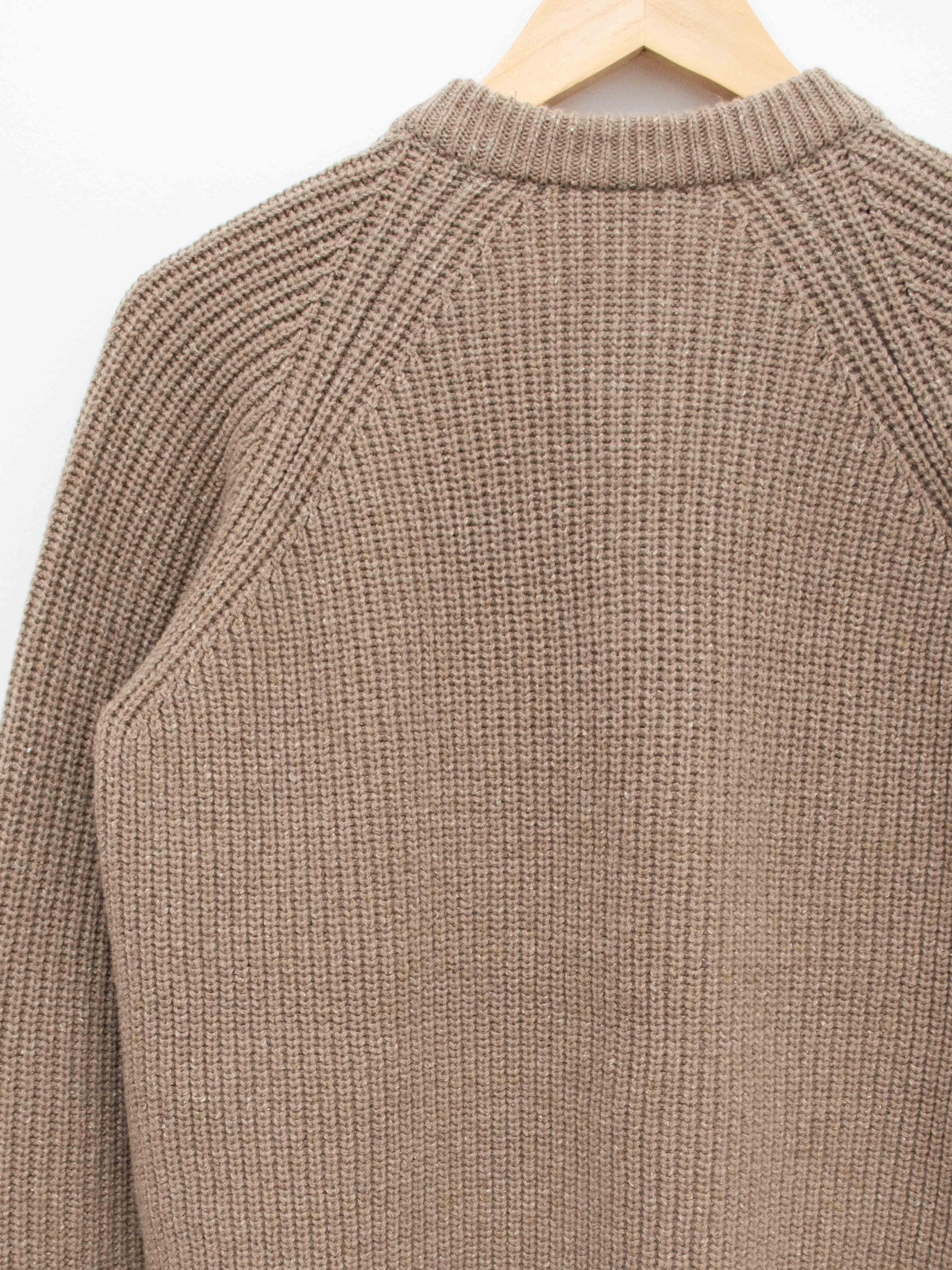 Namu Shop - Phlannel Wool Silk Nep Cowichan Sweater - Mix Beige