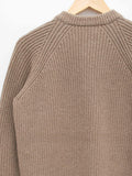 Namu Shop - Phlannel Wool Silk Nep Cowichan Sweater - Mix Beige