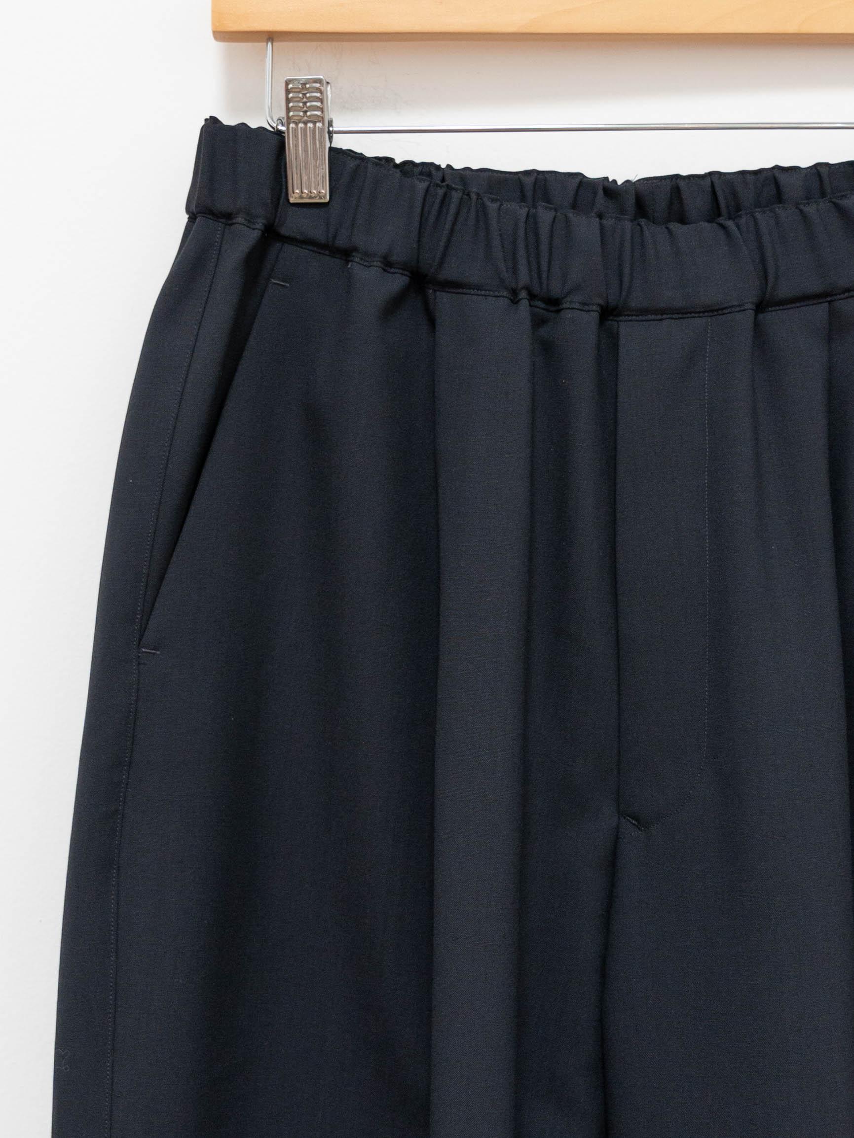 Namu Shop - Phlannel Wool Tropical Easy Trousers - Navy