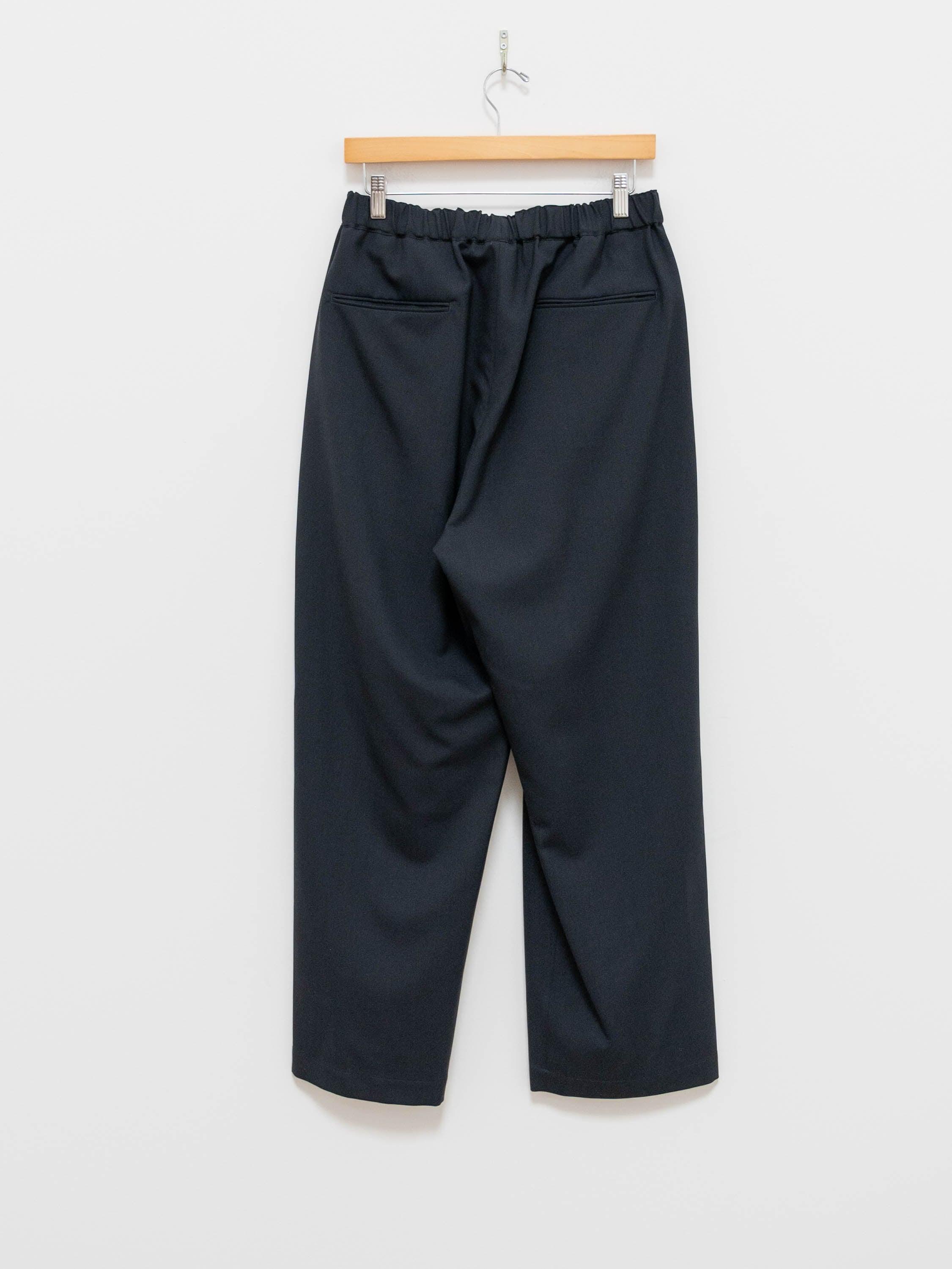 Namu Shop - Phlannel Wool Tropical Easy Trousers - Navy
