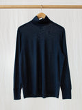 Namu Shop - Phlannel Wool Turtleneck T-Shirt - Navy