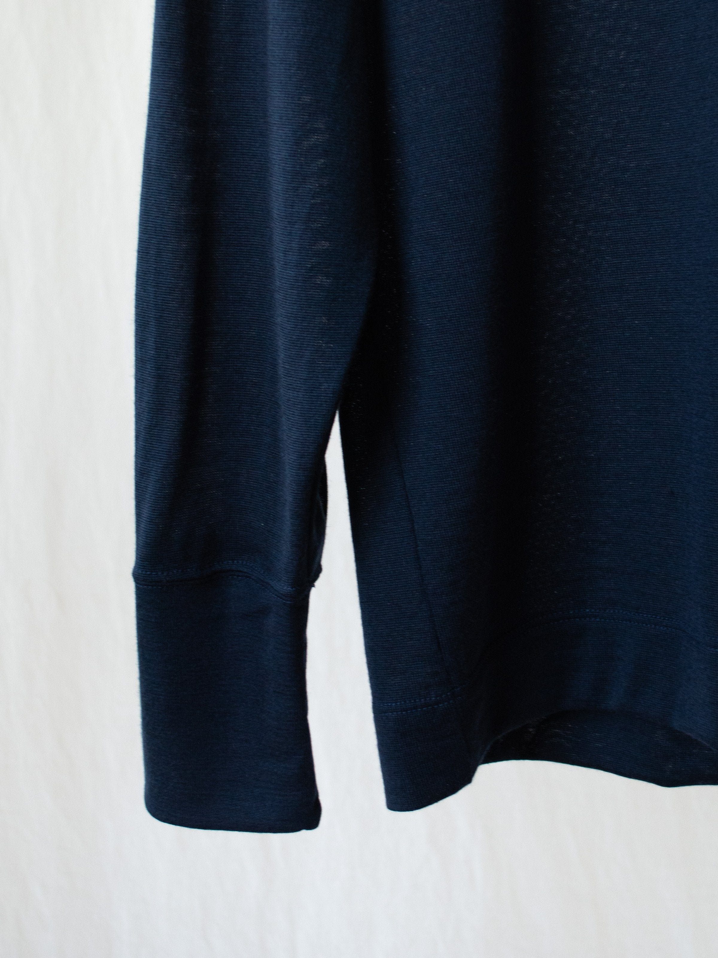 Namu Shop - Phlannel Wool Turtleneck T-Shirt - Navy