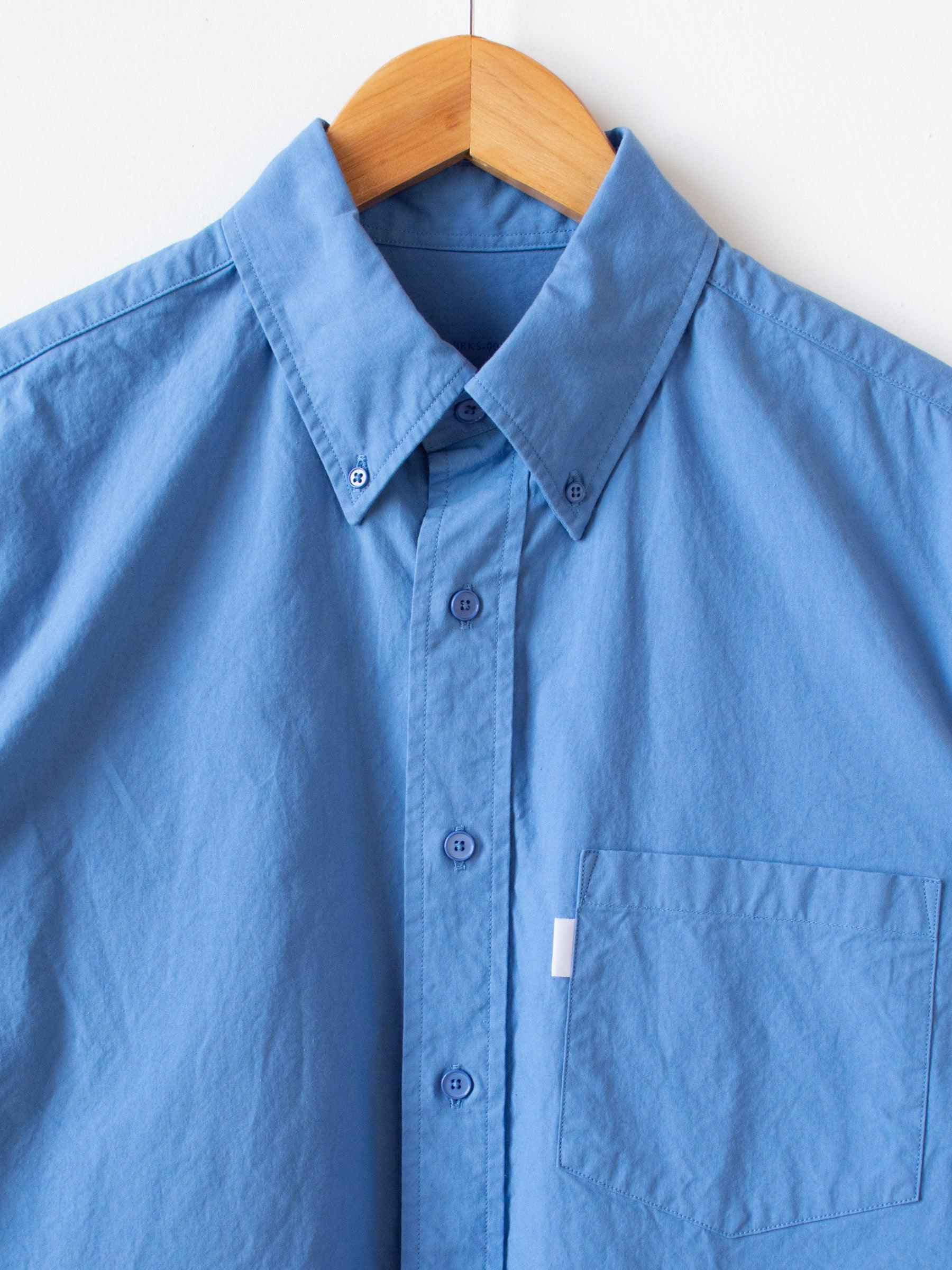 Namu Shop - S H Button Down Shirt - Blue