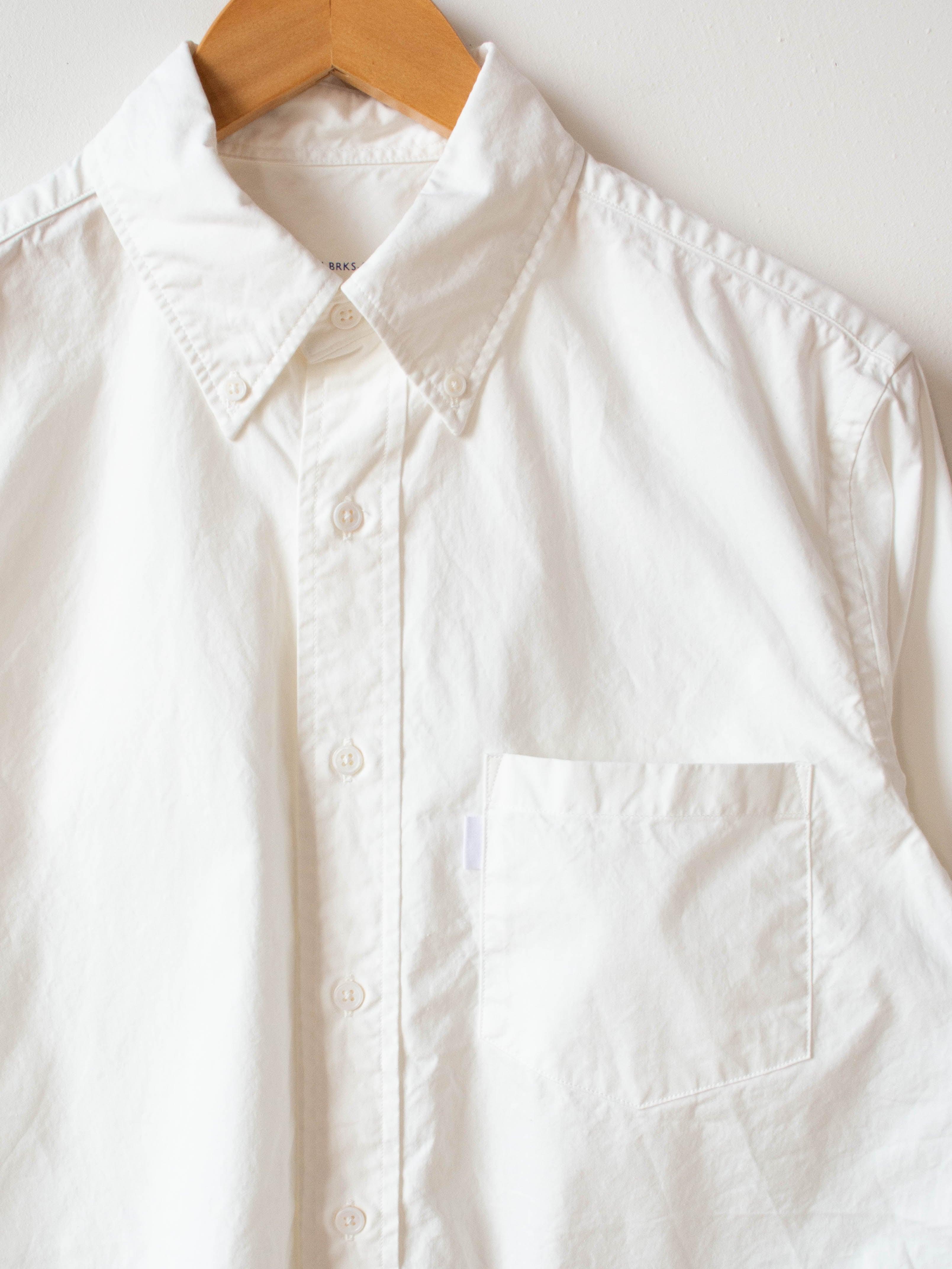 Namu Shop - S H Button Down Shirt - White