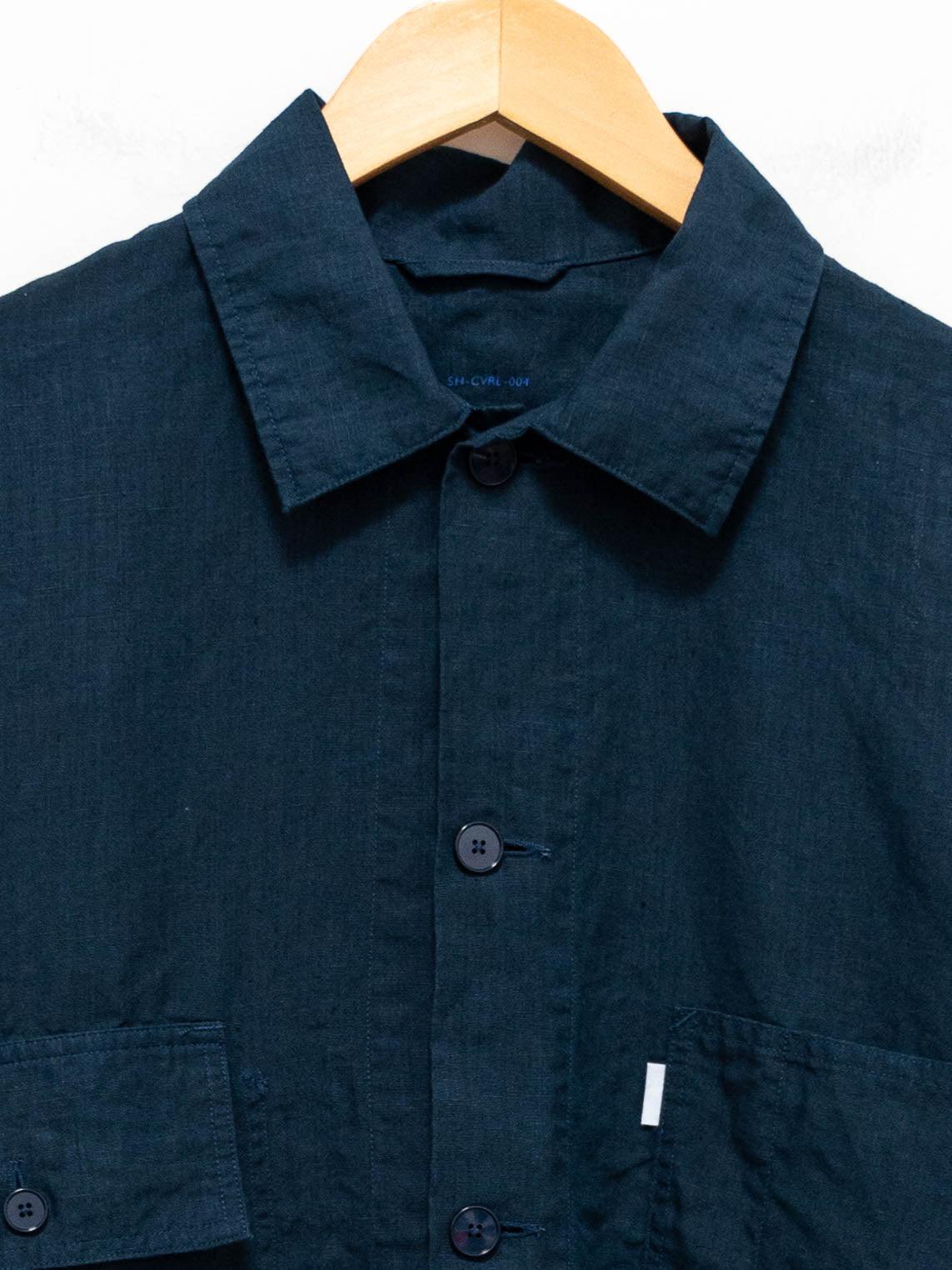 Namu Shop - S H Coverall Shirt - Linen Navy
