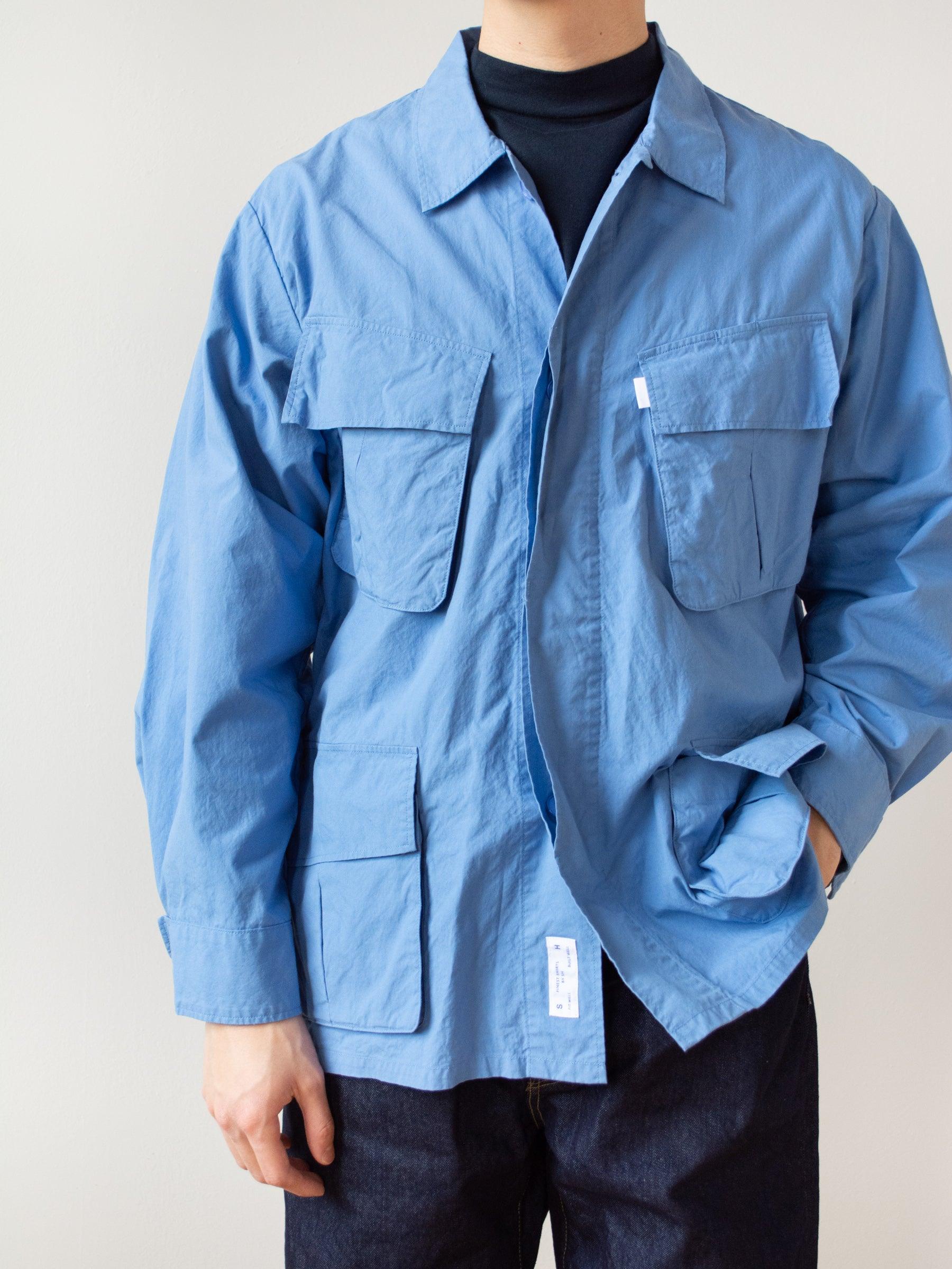 Namu Shop - S H Fatigue Shirt - Blue