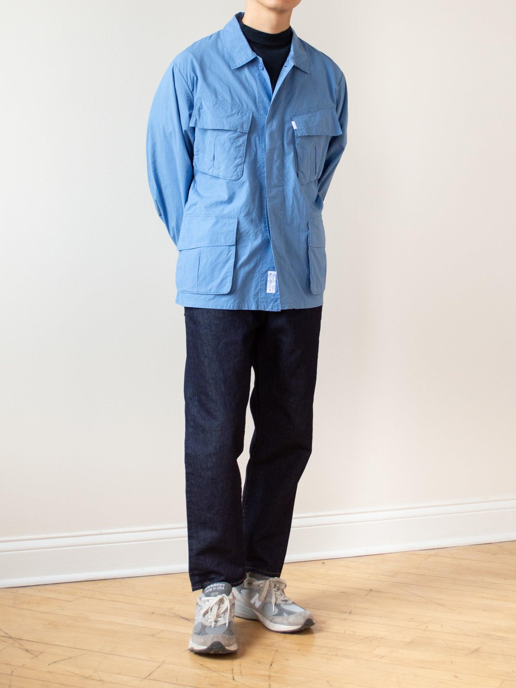 Namu Shop - S H Fatigue Shirt - Blue