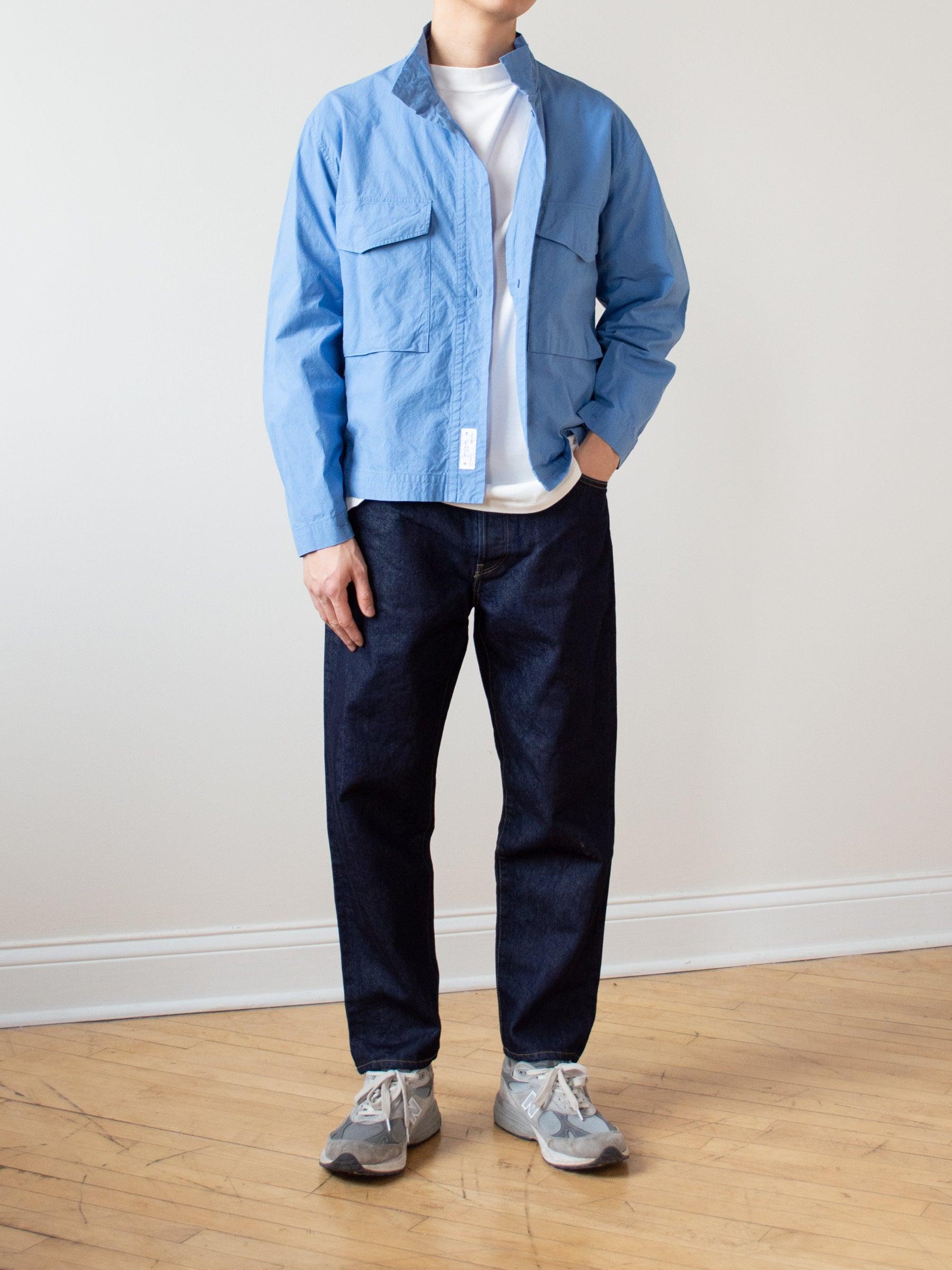 Namu Shop - S H Flight Shirt - Blue