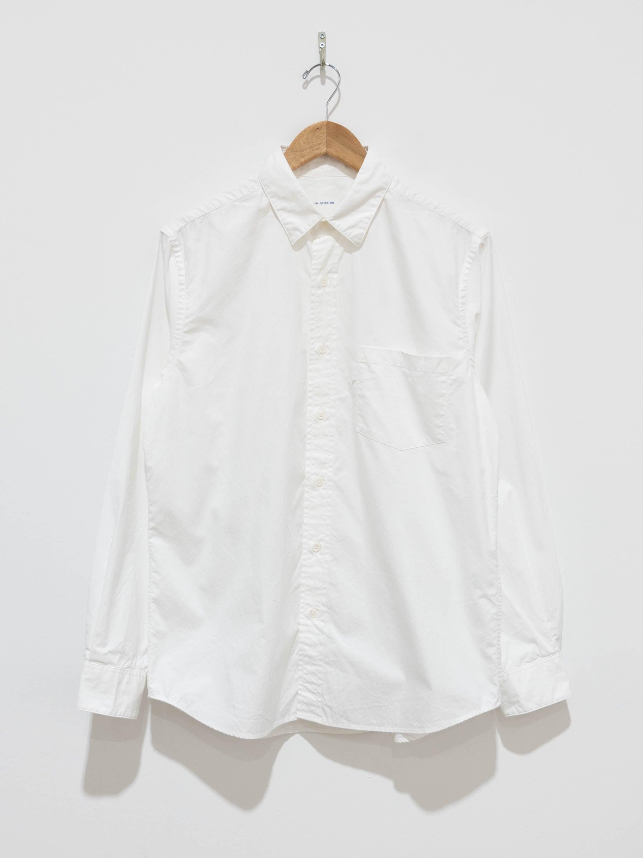 Namu Shop - S H Regular Collar Shirt - White