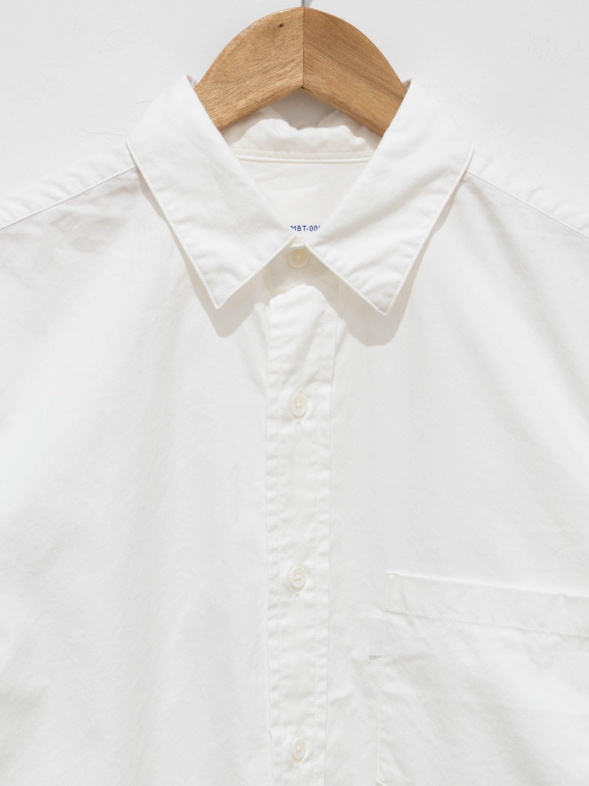 Namu Shop - S H Regular Collar Shirt - White