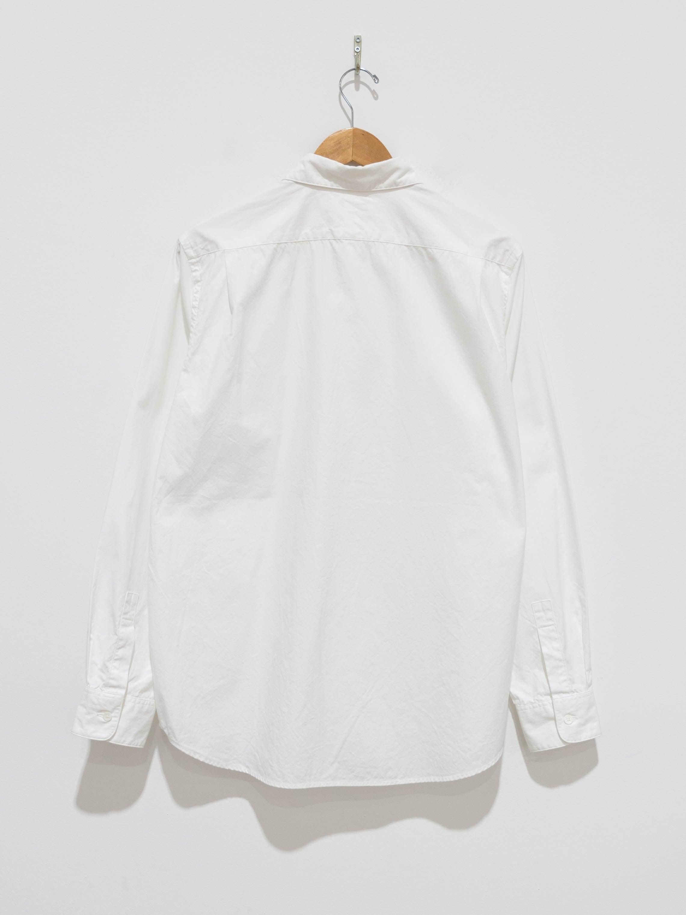 Namu Shop - S H Regular Collar Shirt - White