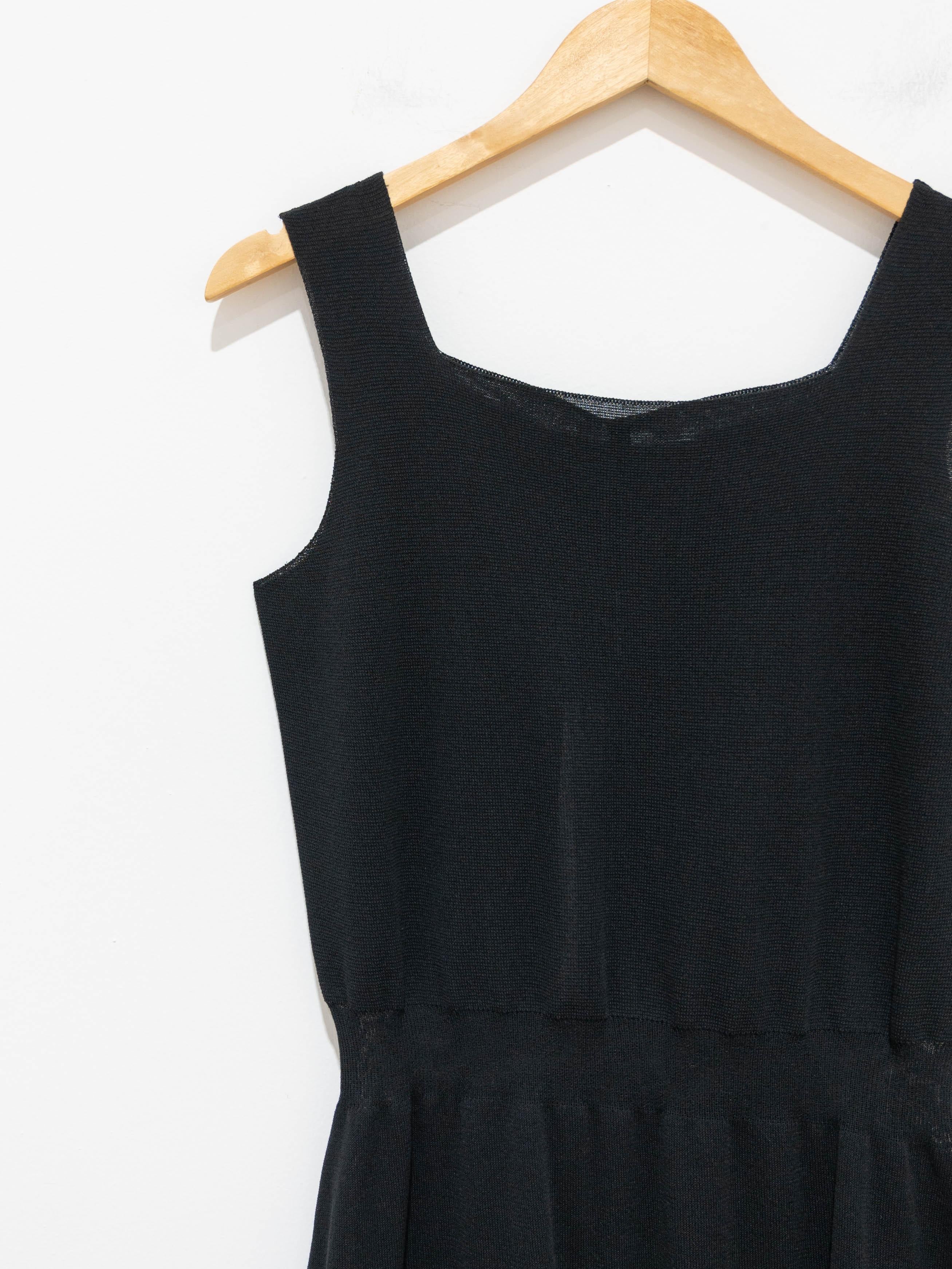 Ballet Dress - Black Light Cotton Knit Ballet Dress - Black Light Cotton Knit