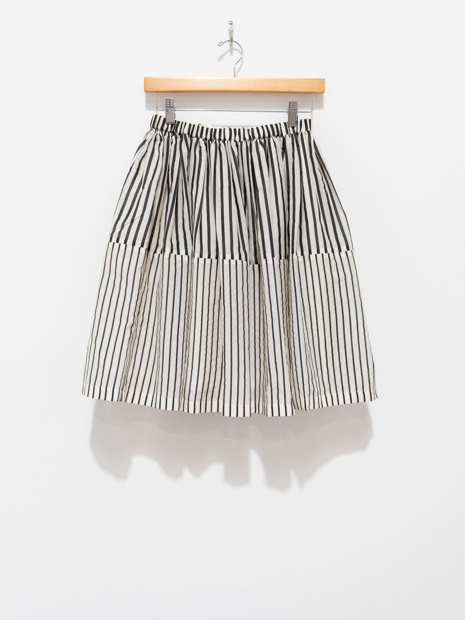 Namu Shop - Sara Lanzi Gathered Skirt - Stripes