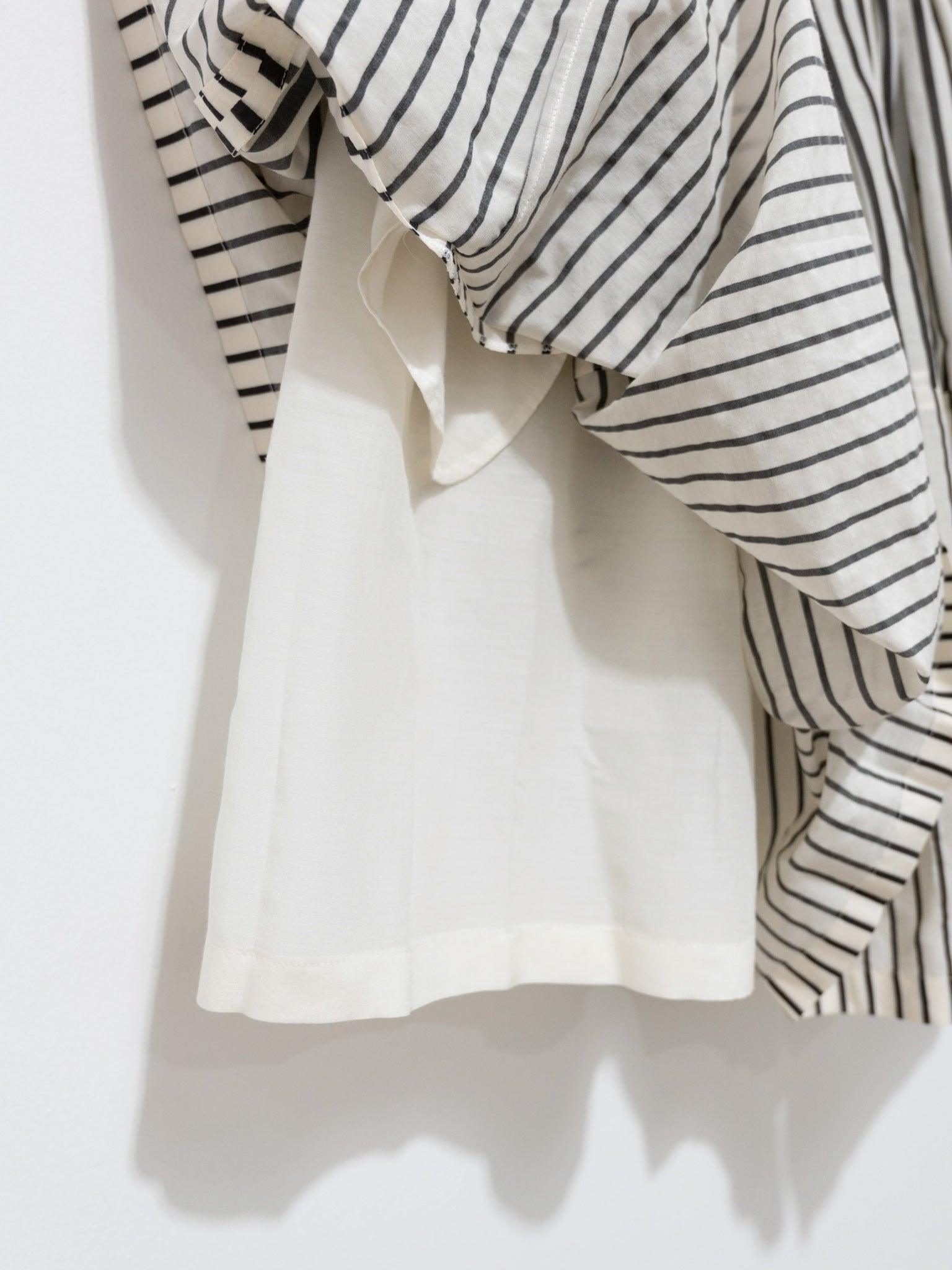 Namu Shop - Sara Lanzi Gathered Skirt - Stripes