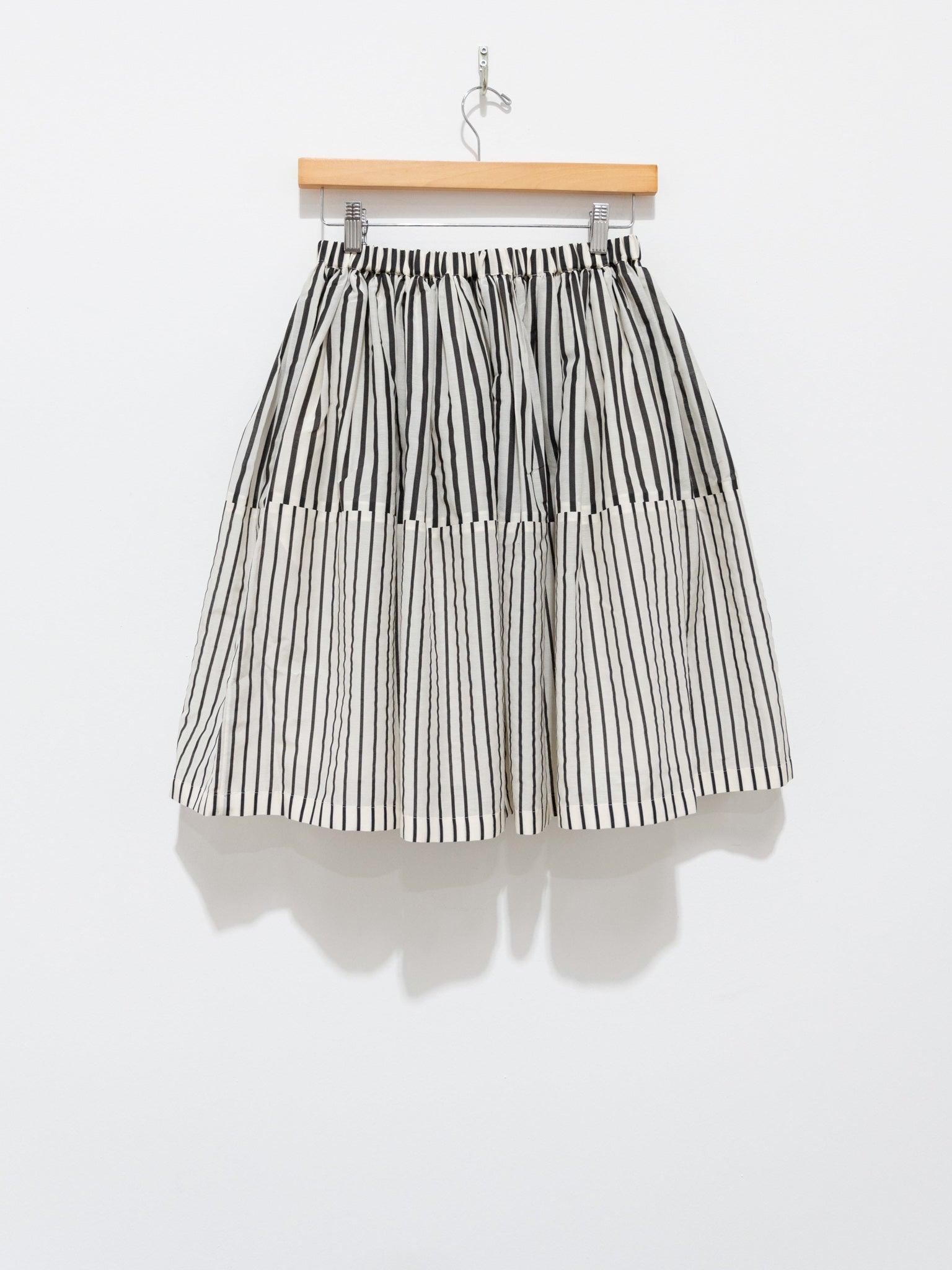 Namu Shop - Sara Lanzi Gathered Skirt - Stripes
