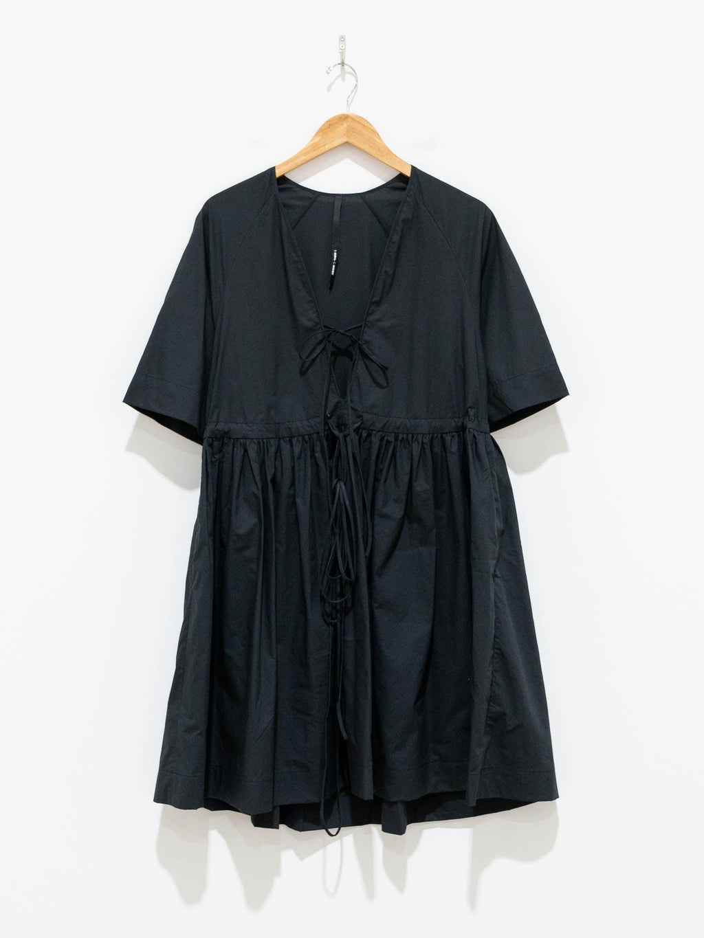 Namu Shop - Sara Lanzi Minetta Dress - Black Poplin