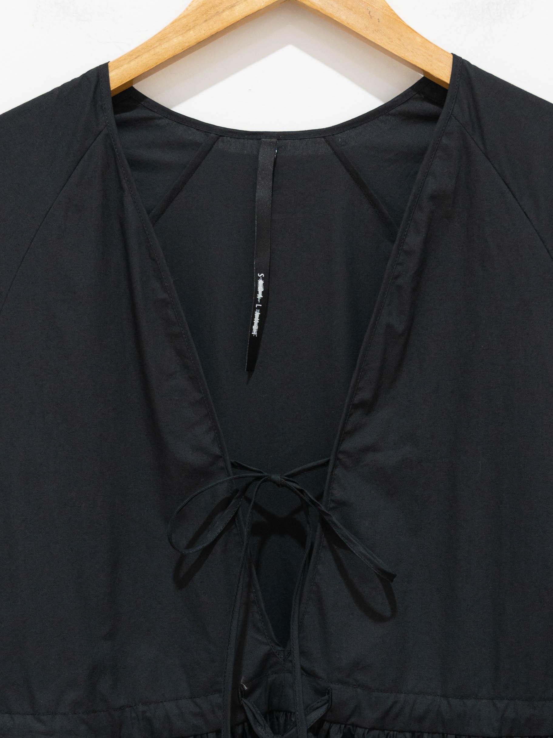 Namu Shop - Sara Lanzi Minetta Dress - Black Poplin