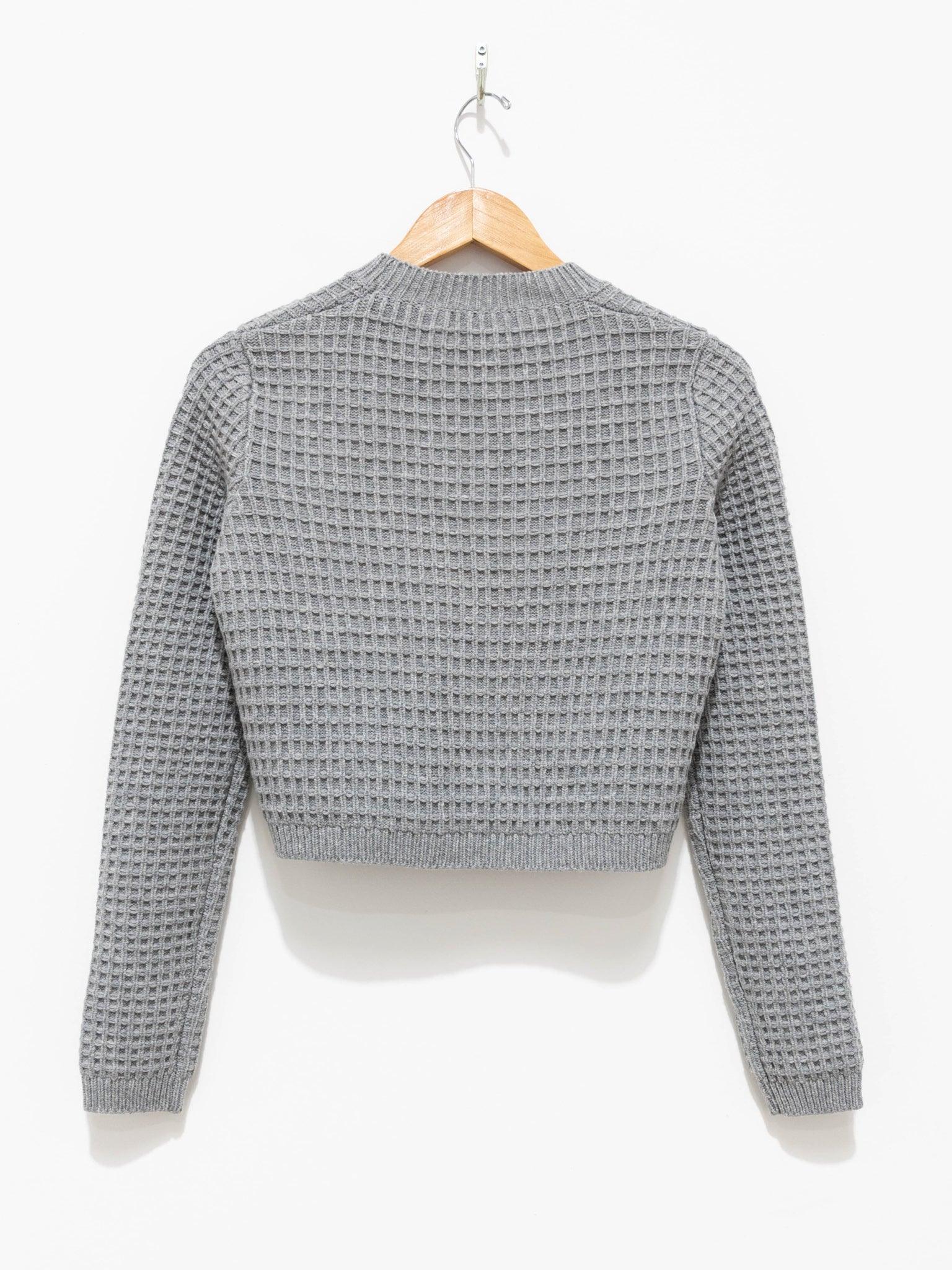 Namu Shop - Sara Lanzi Stitch Pull Knit - Grey