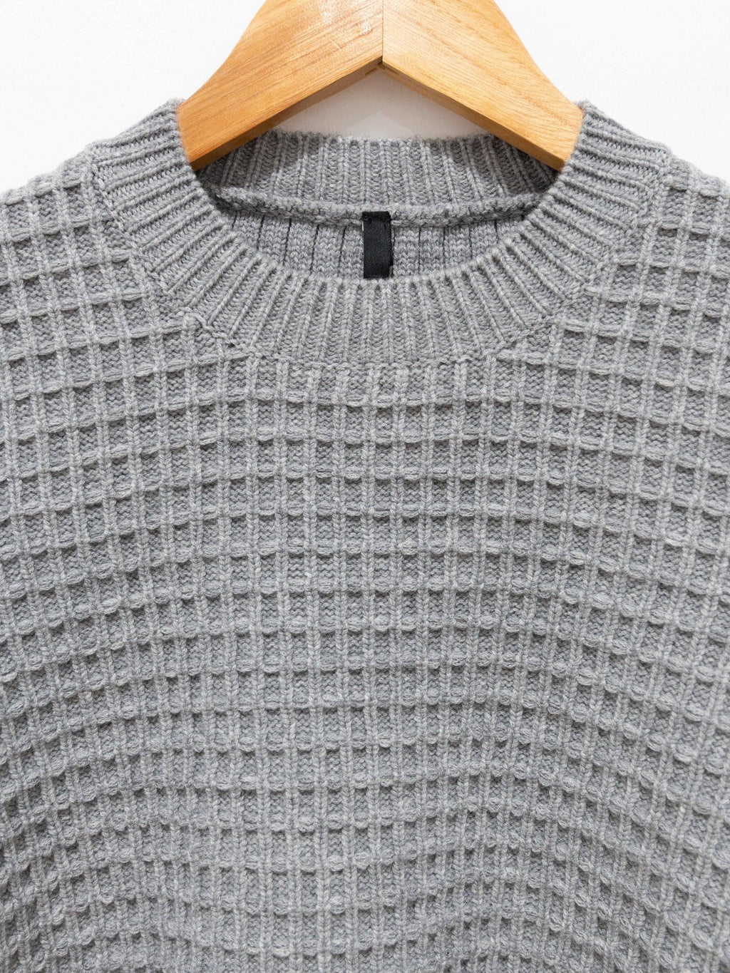 Namu Shop - Sara Lanzi Stitch Pull Knit - Grey