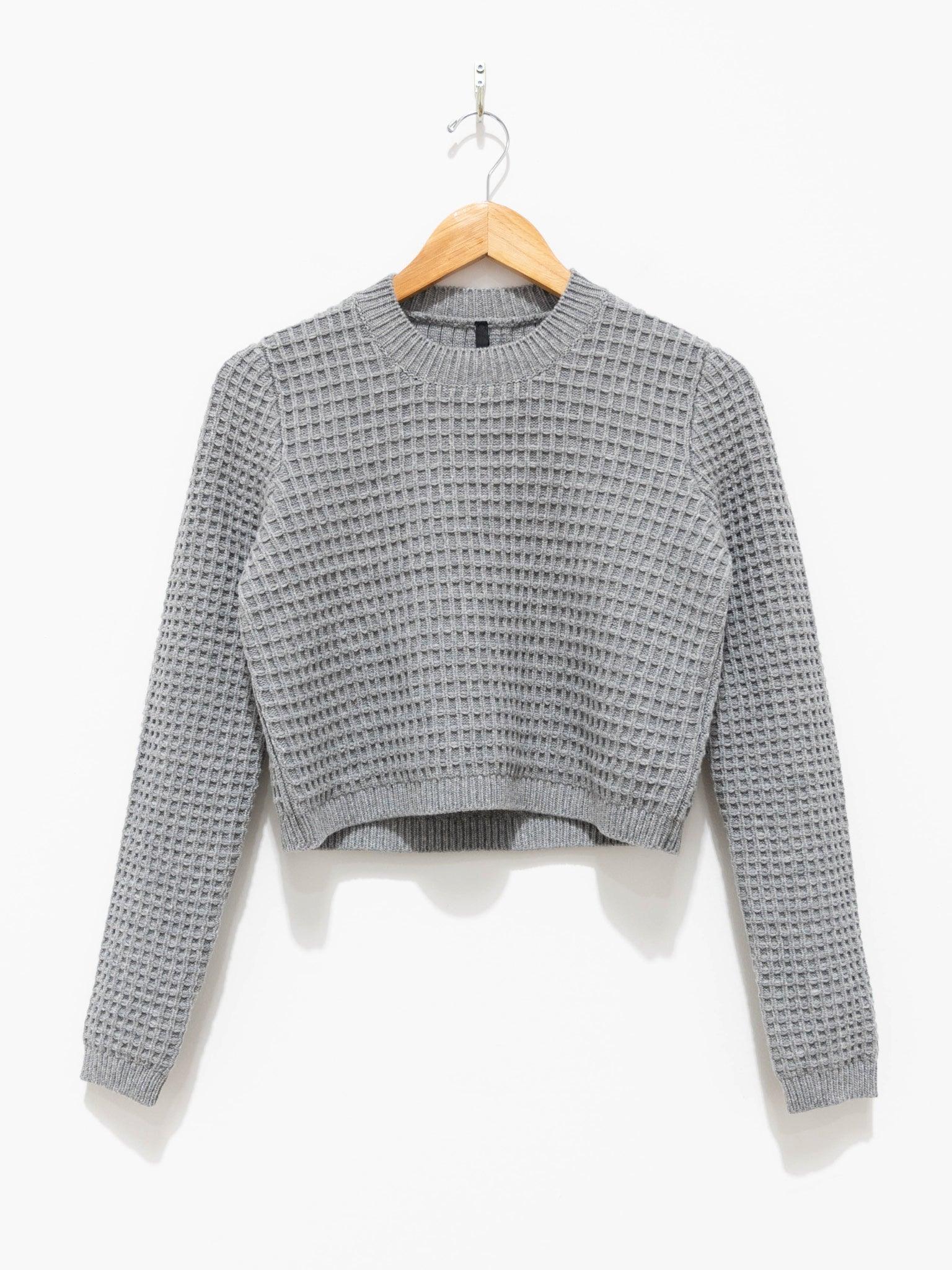 Namu Shop - Sara Lanzi Stitch Pull Knit - Grey