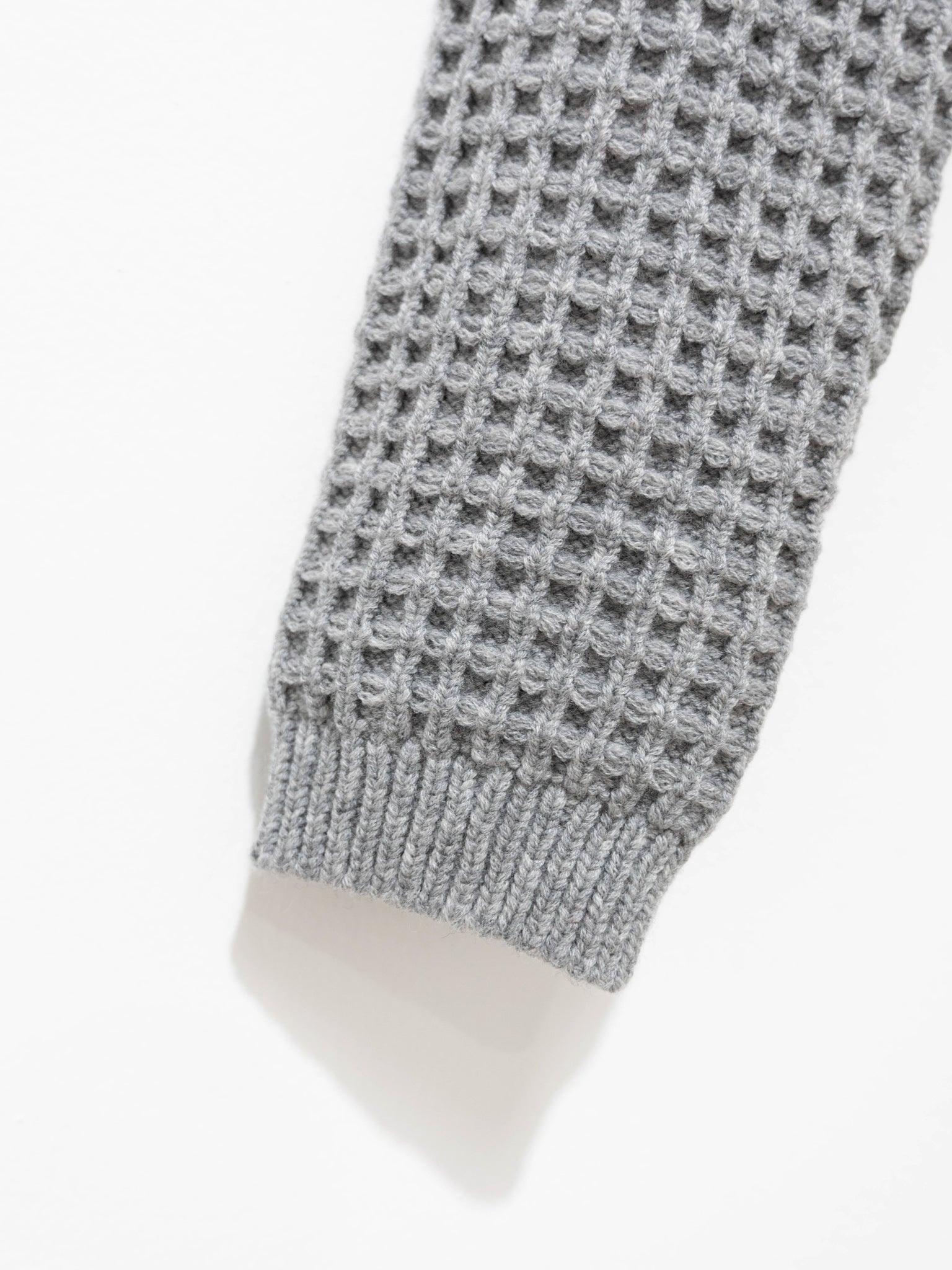 Namu Shop - Sara Lanzi Stitch Pull Knit - Grey