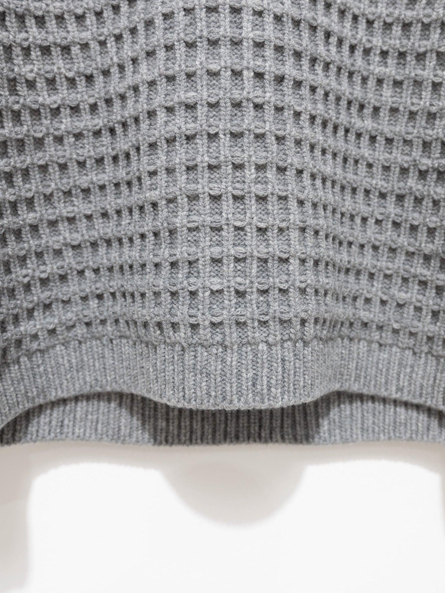 Namu Shop - Sara Lanzi Stitch Pull Knit - Grey