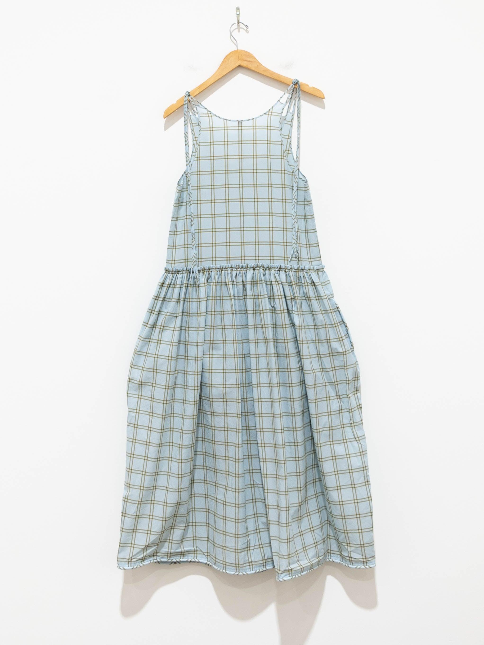 Namu Shop - Sara Lanzi Sundress - Wrinkled Fil a Fil Check