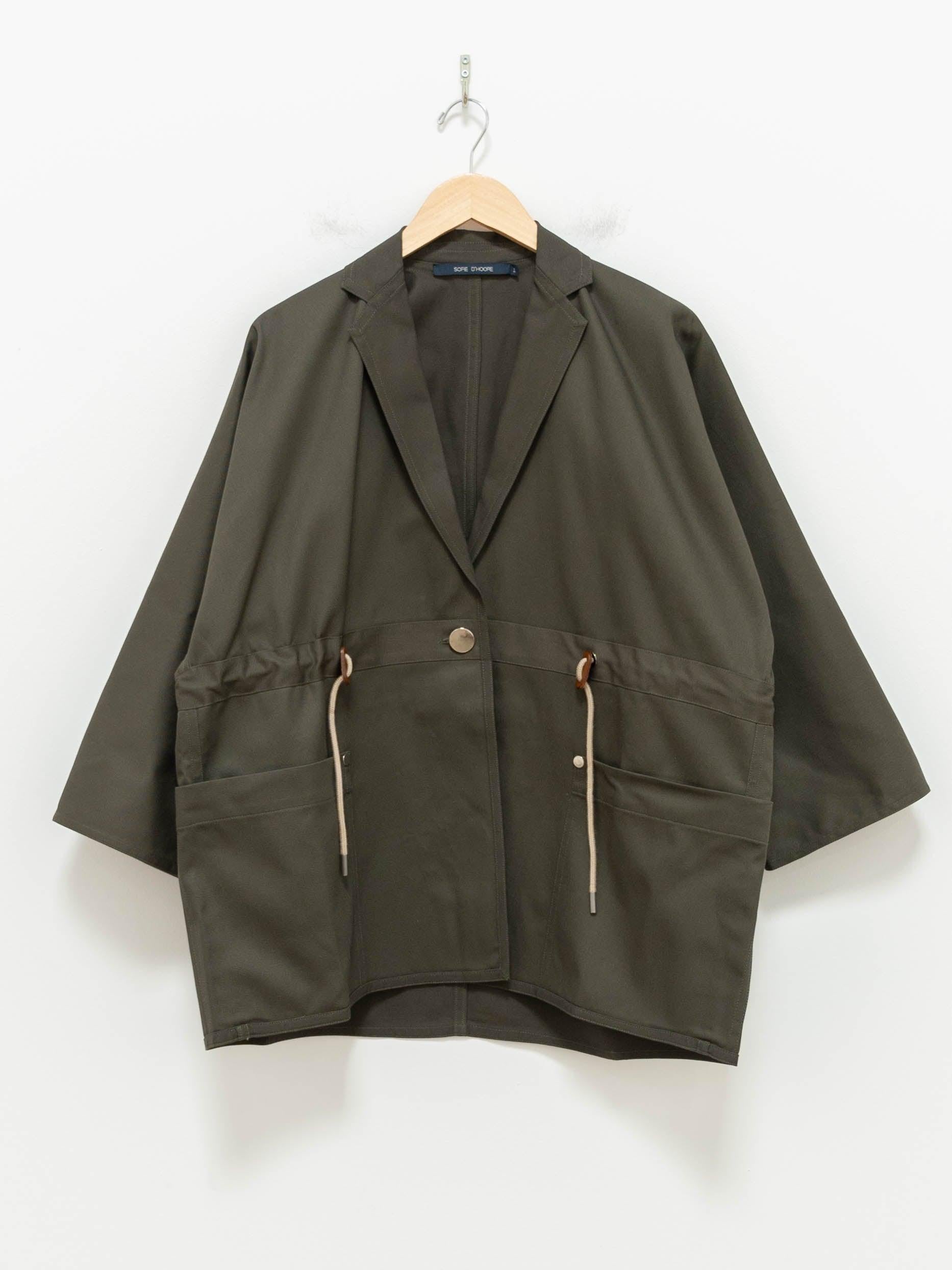 Namu Shop - Sofie D'Hoore Carey Jacket - Dark Olive