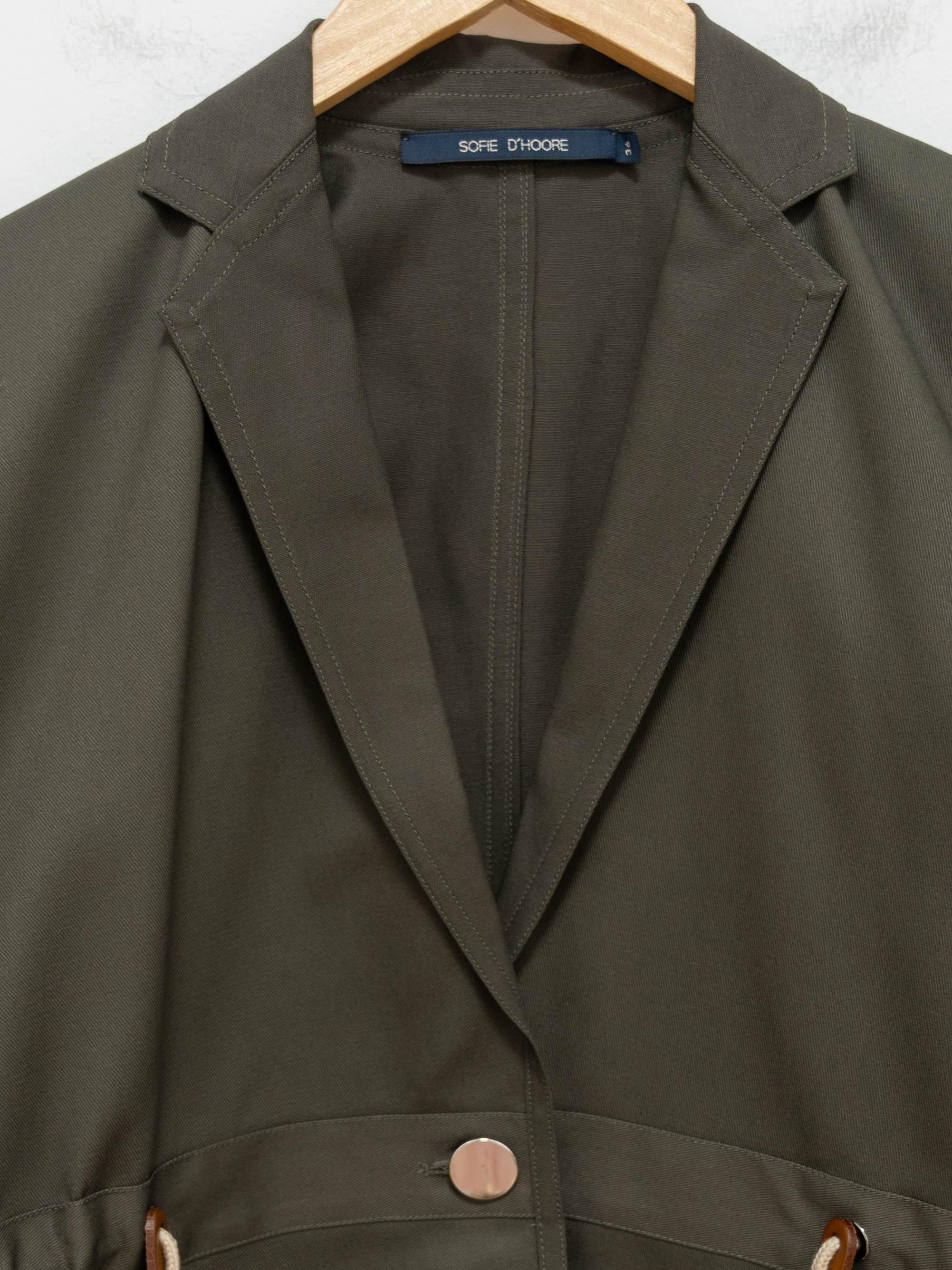 Namu Shop - Sofie D'Hoore Carey Jacket - Dark Olive
