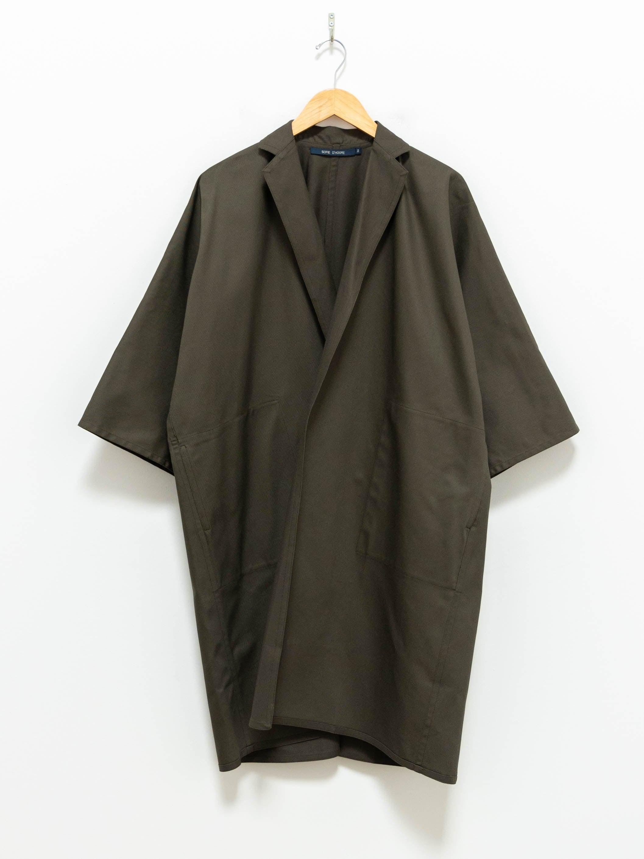 Namu Shop - Sofie D'Hoore Carlton Coat - Dark Olive