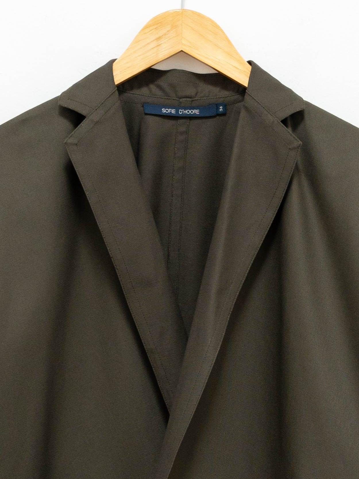 Namu Shop - Sofie D'Hoore Carlton Coat - Dark Olive