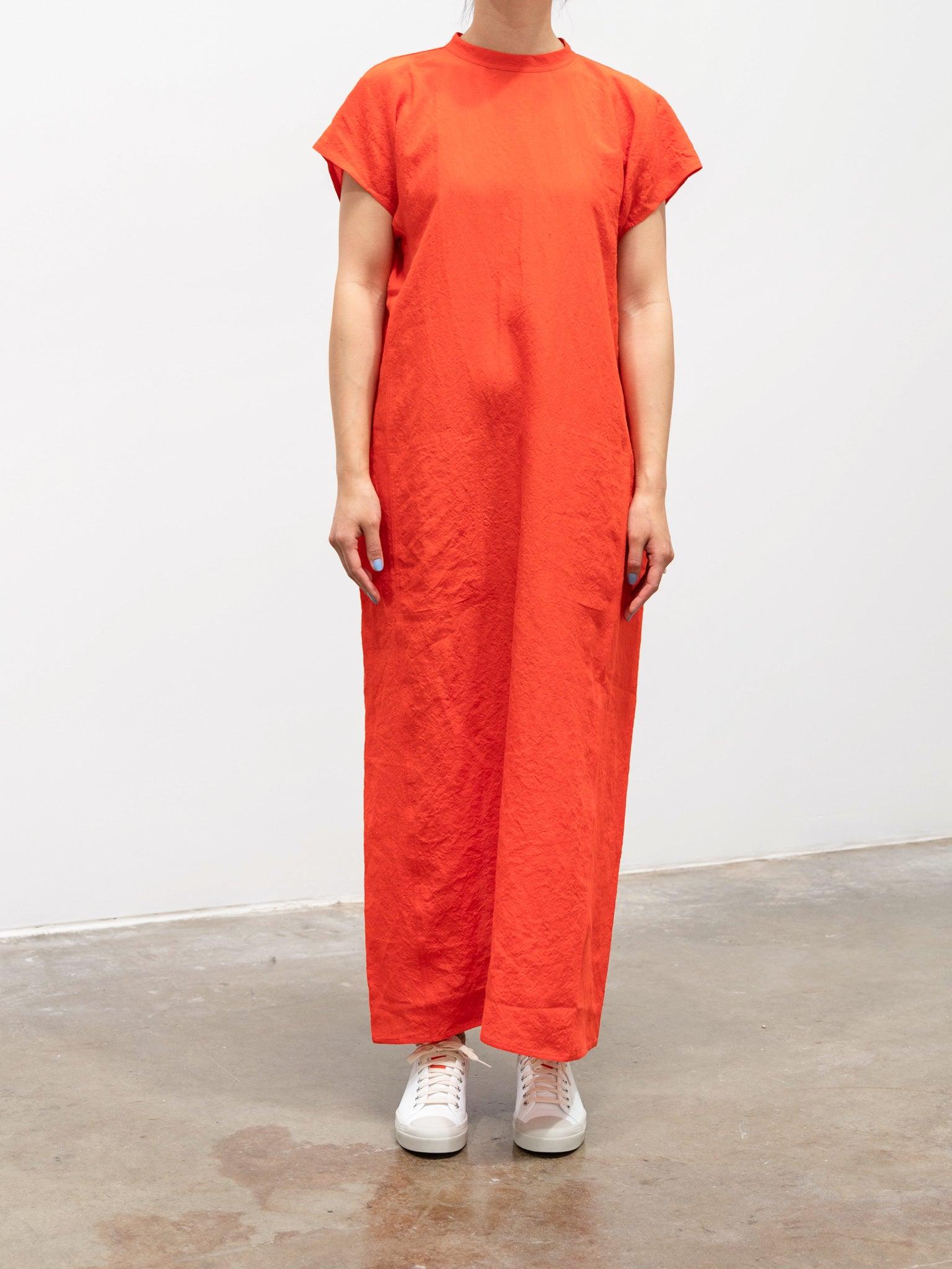 Namu Shop - Sofie D'Hoore Delphi Linen Dress - Red Pepper