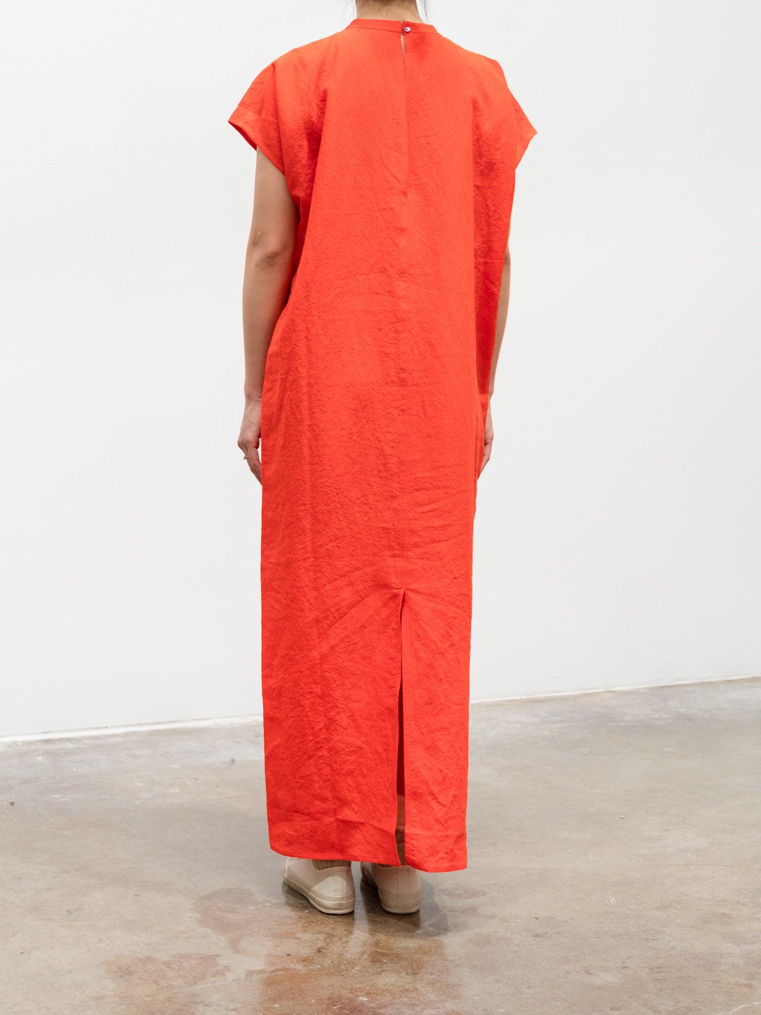 Namu Shop - Sofie D'Hoore Delphi Linen Dress - Red Pepper