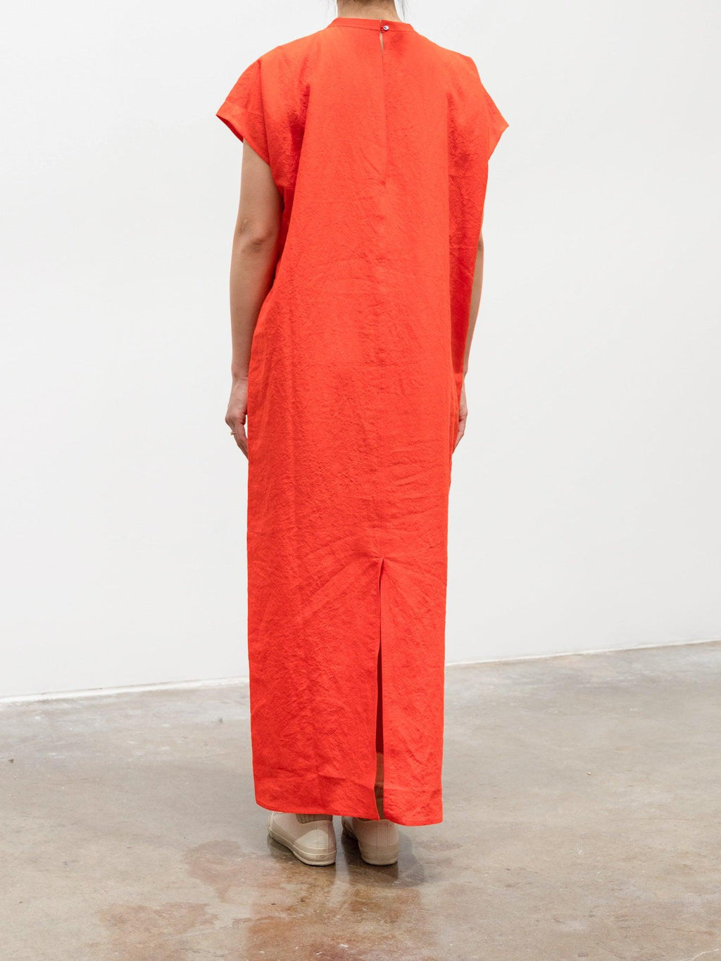 Namu Shop - Sofie D'Hoore Delphi Linen Dress - Red Pepper