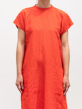 Namu Shop - Sofie D'Hoore Delphi Linen Dress - Red Pepper