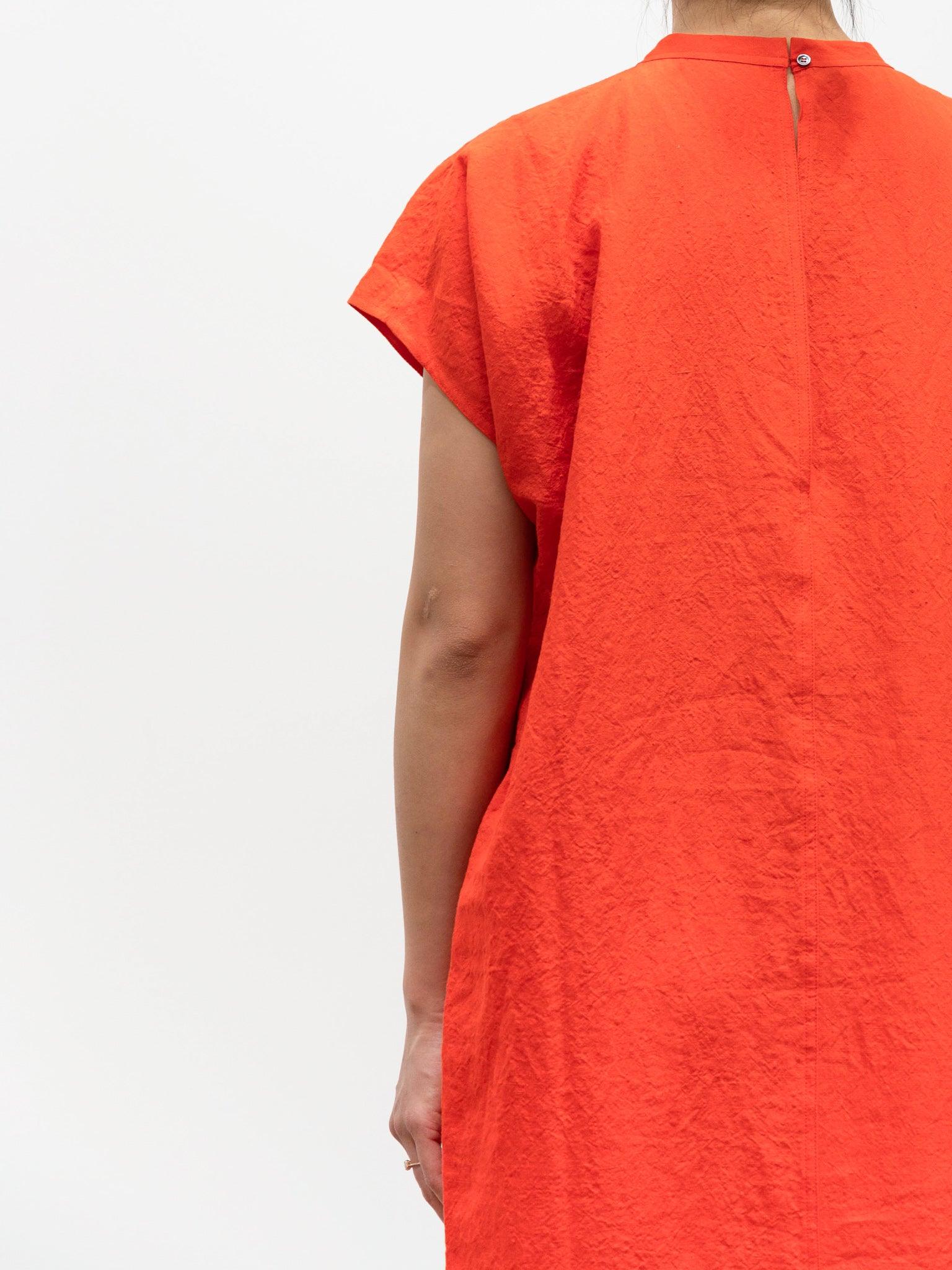 Namu Shop - Sofie D'Hoore Delphi Linen Dress - Red Pepper