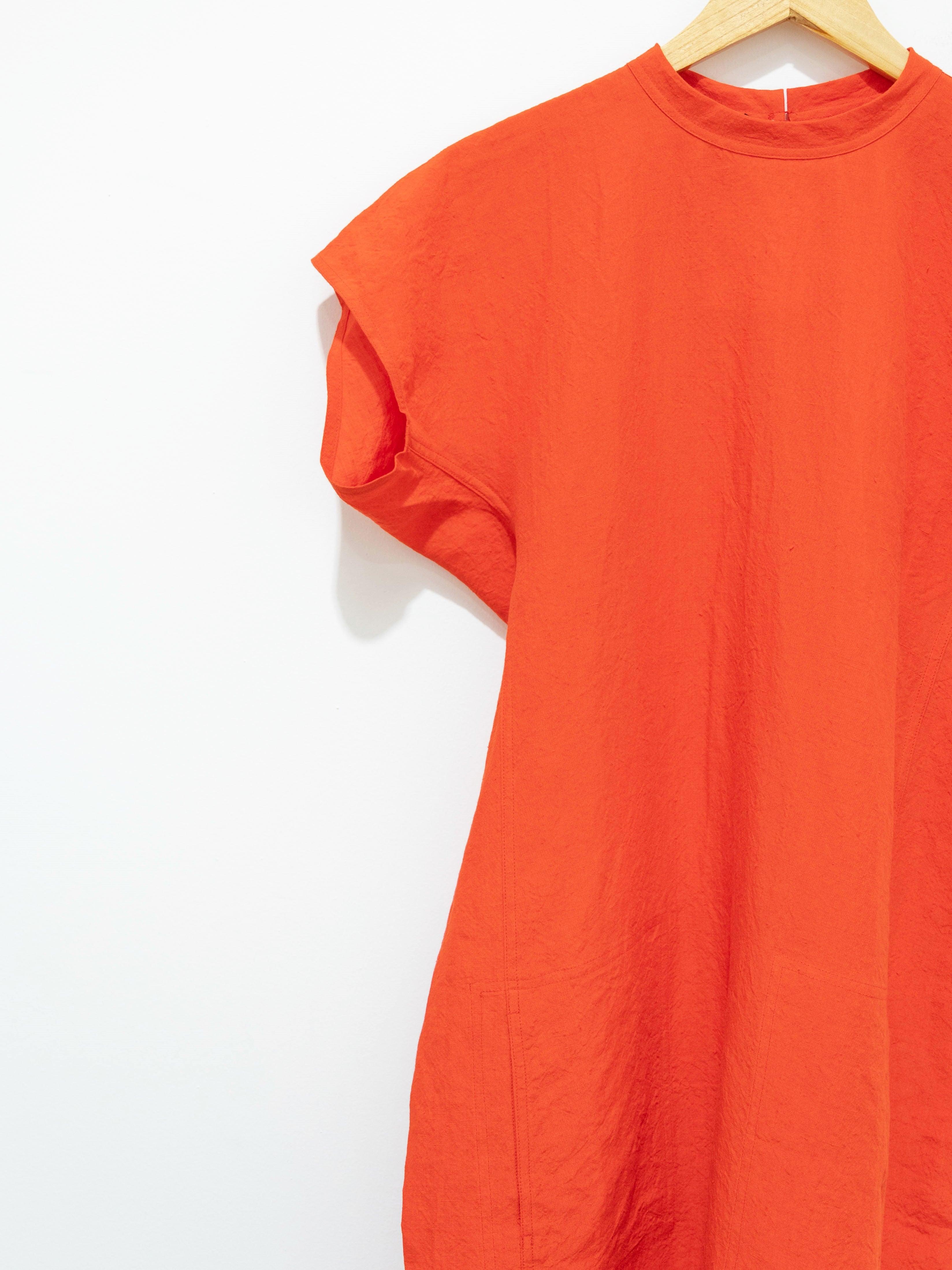 Namu Shop - Sofie D'Hoore Delphi Linen Dress - Red Pepper
