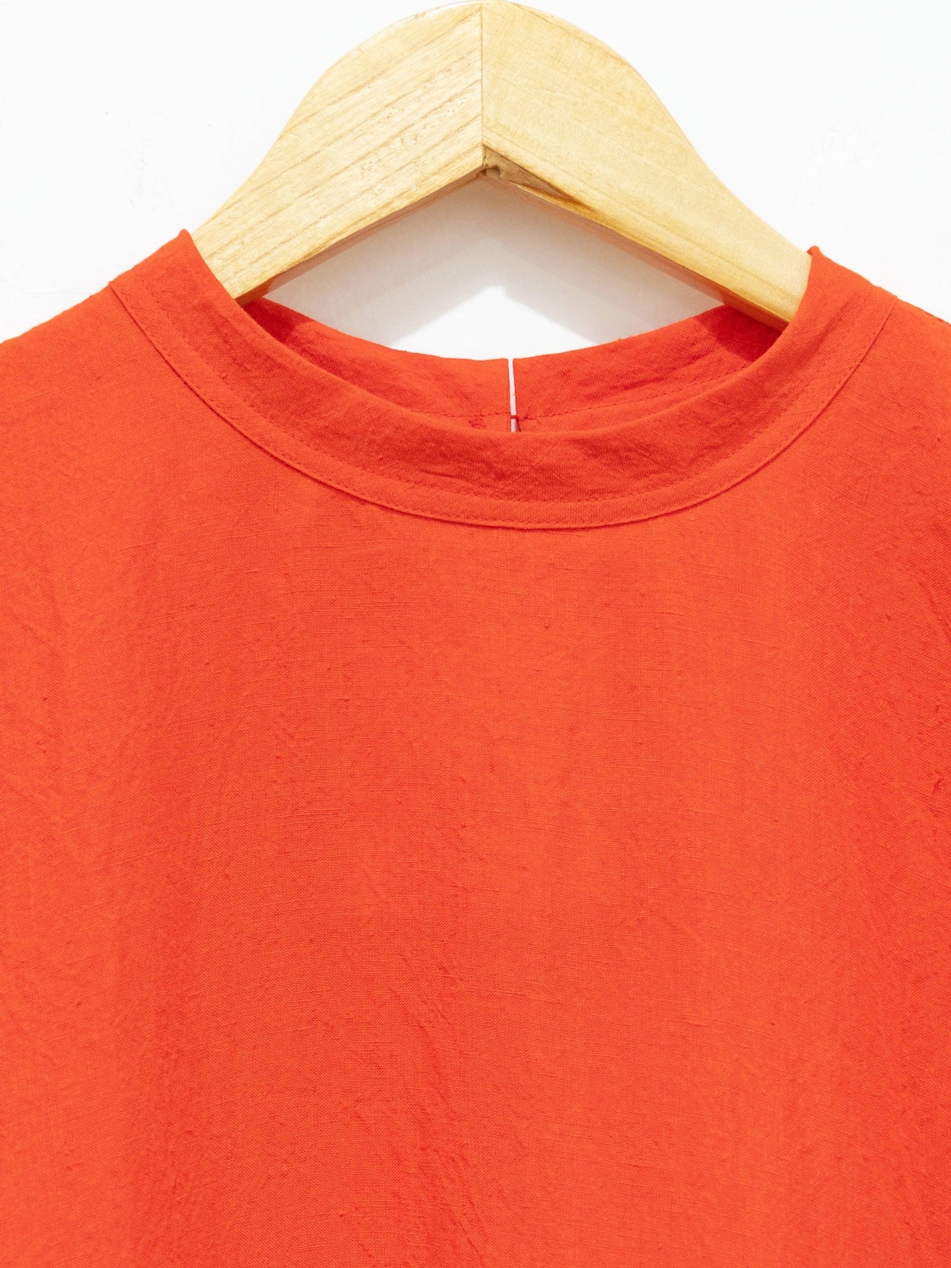 Namu Shop - Sofie D'Hoore Delphi Linen Dress - Red Pepper
