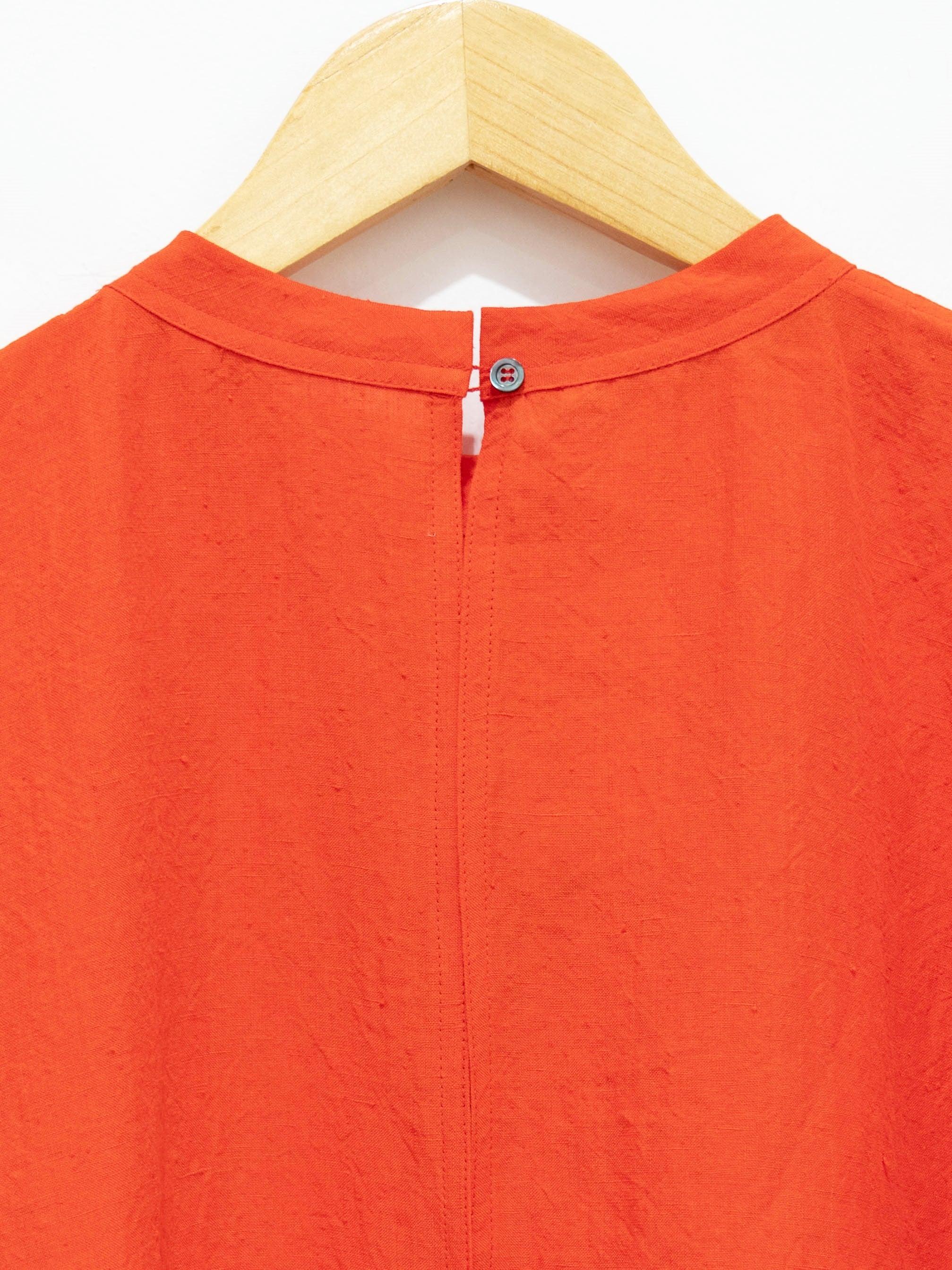 Namu Shop - Sofie D'Hoore Delphi Linen Dress - Red Pepper